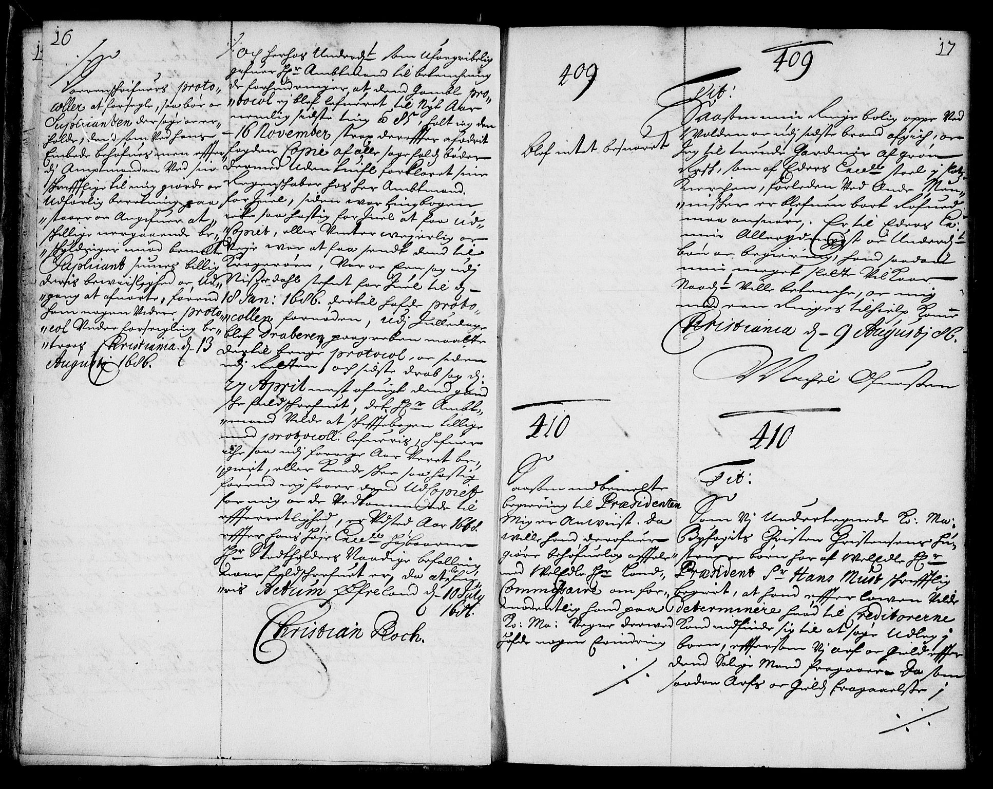 Stattholderembetet 1572-1771, AV/RA-EA-2870/Ae/L0003: Supplikasjons- og resolusjonsprotokoll, 1686-1687, p. 16-17