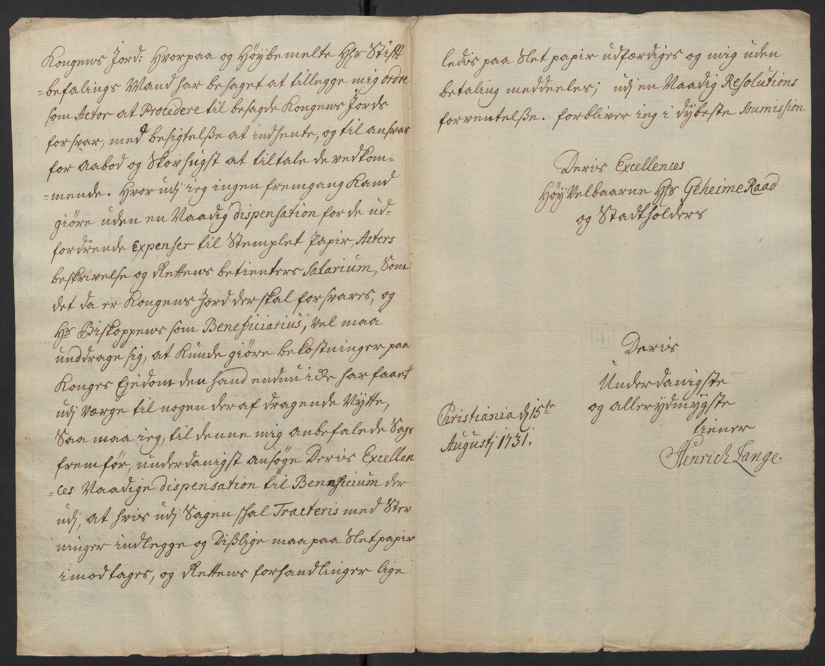 Stattholderembetet 1572-1771, AV/RA-EA-2870/Ef/L0106: Brev fra embetsmenn og andre, 1730-1732, p. 180