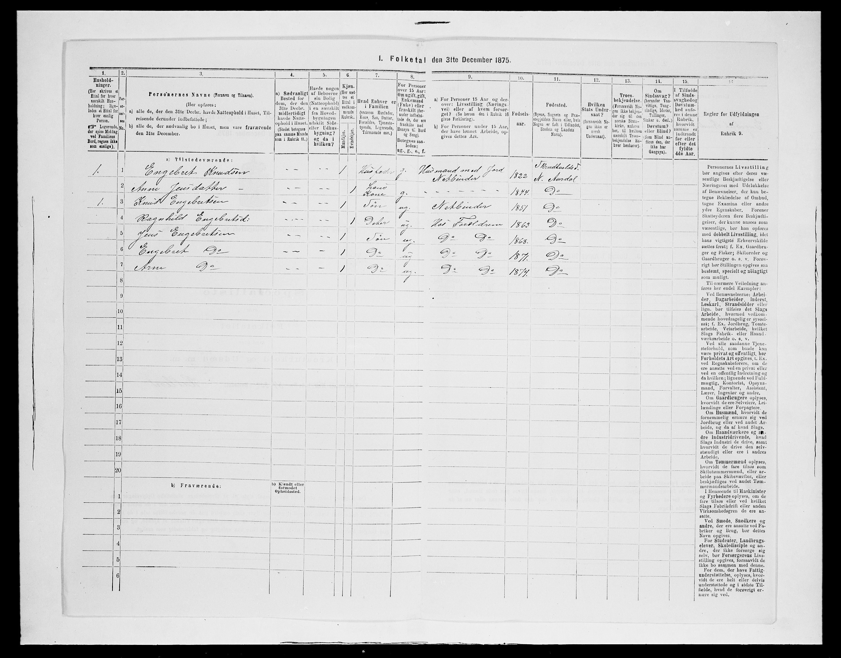 SAH, 1875 census for 0542P Nord-Aurdal, 1875, p. 355