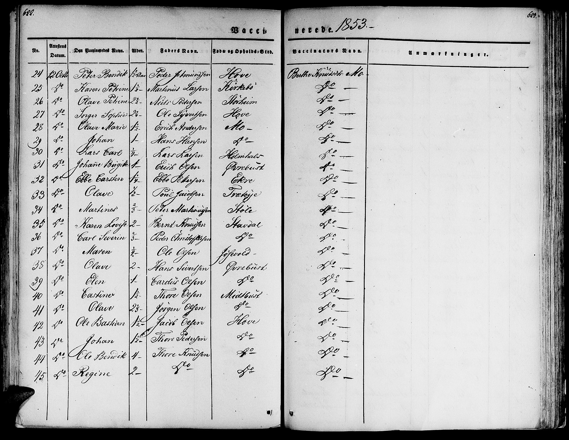 Ministerialprotokoller, klokkerbøker og fødselsregistre - Møre og Romsdal, AV/SAT-A-1454/520/L0274: Parish register (official) no. 520A04, 1827-1864, p. 622-623