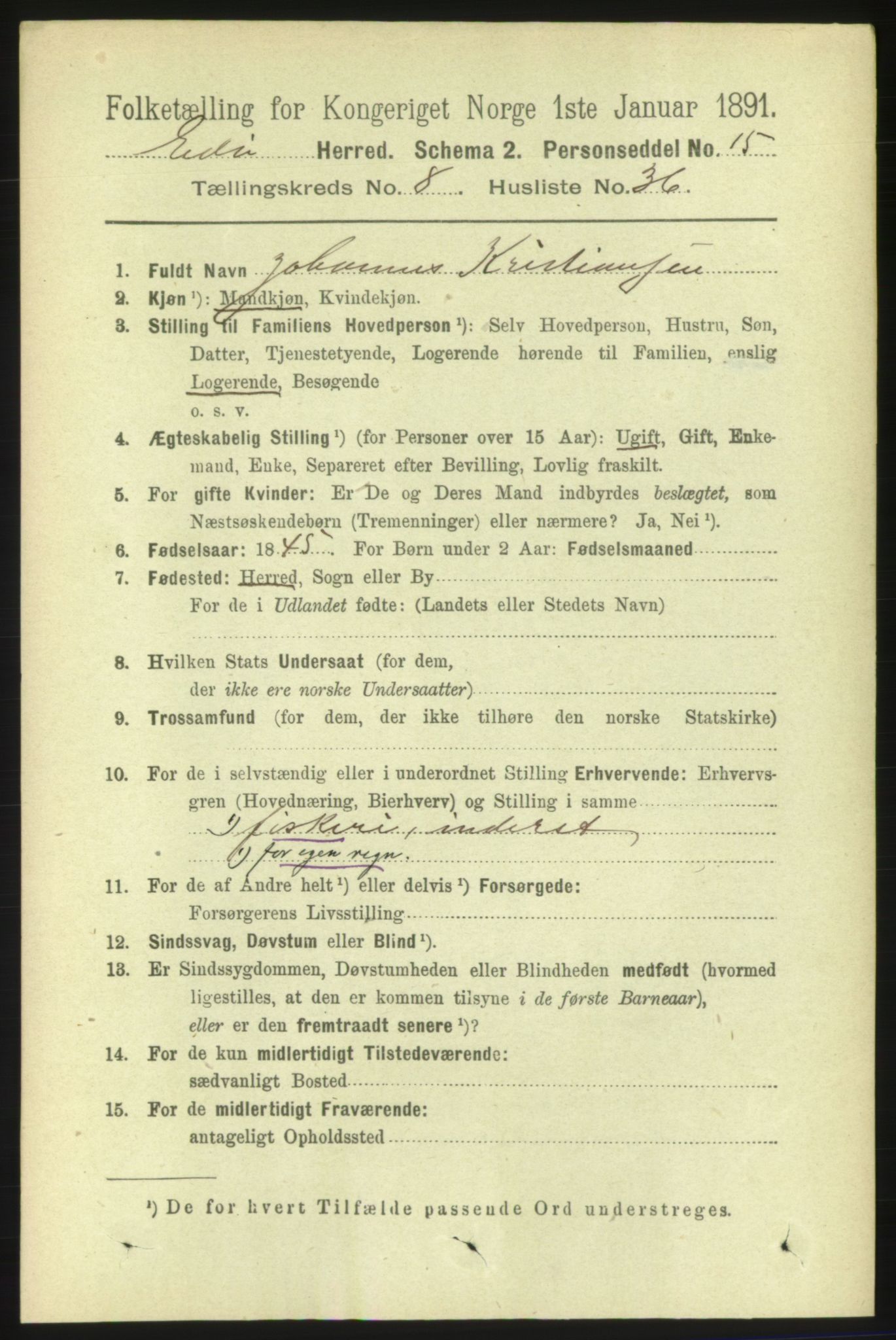 RA, 1891 census for 1573 Edøy, 1891, p. 2219