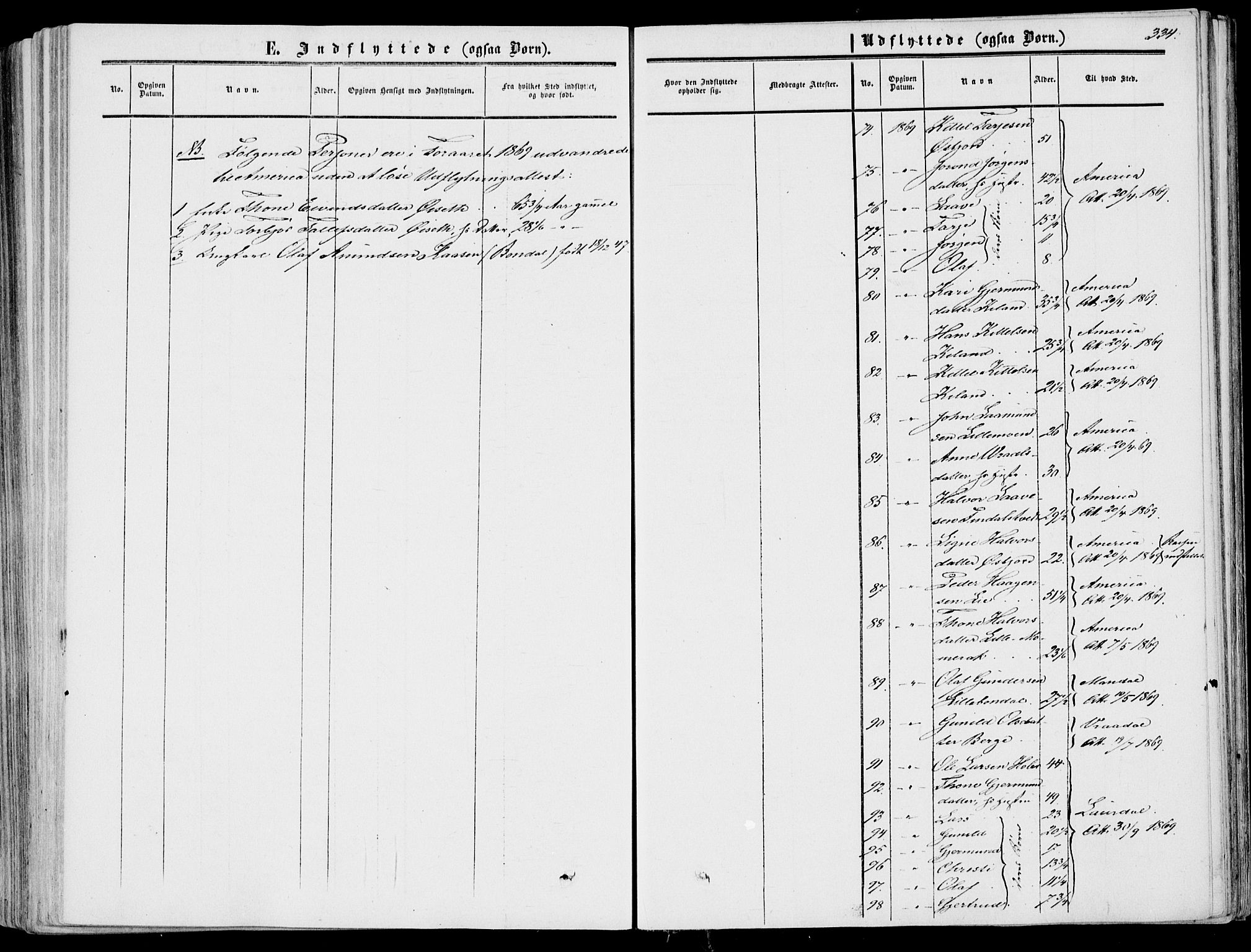 Fyresdal kirkebøker, SAKO/A-263/F/Fa/L0005: Parish register (official) no. I 5, 1855-1871, p. 334