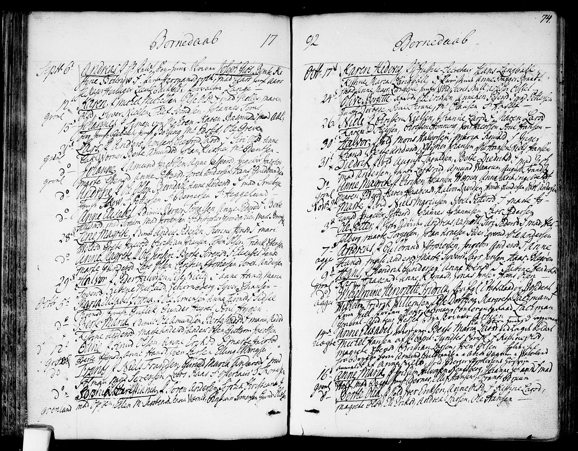 Garnisonsmenigheten Kirkebøker, SAO/A-10846/F/Fa/L0003: Parish register (official) no. 3, 1777-1809, p. 74