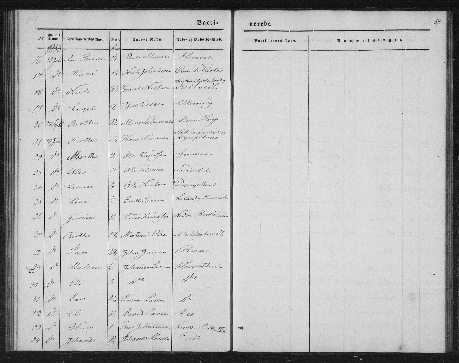 Fana Sokneprestembete, AV/SAB-A-75101/H/Haa/Haaa/L0009: Parish register (official) no. A 9, 1849-1850, p. 59