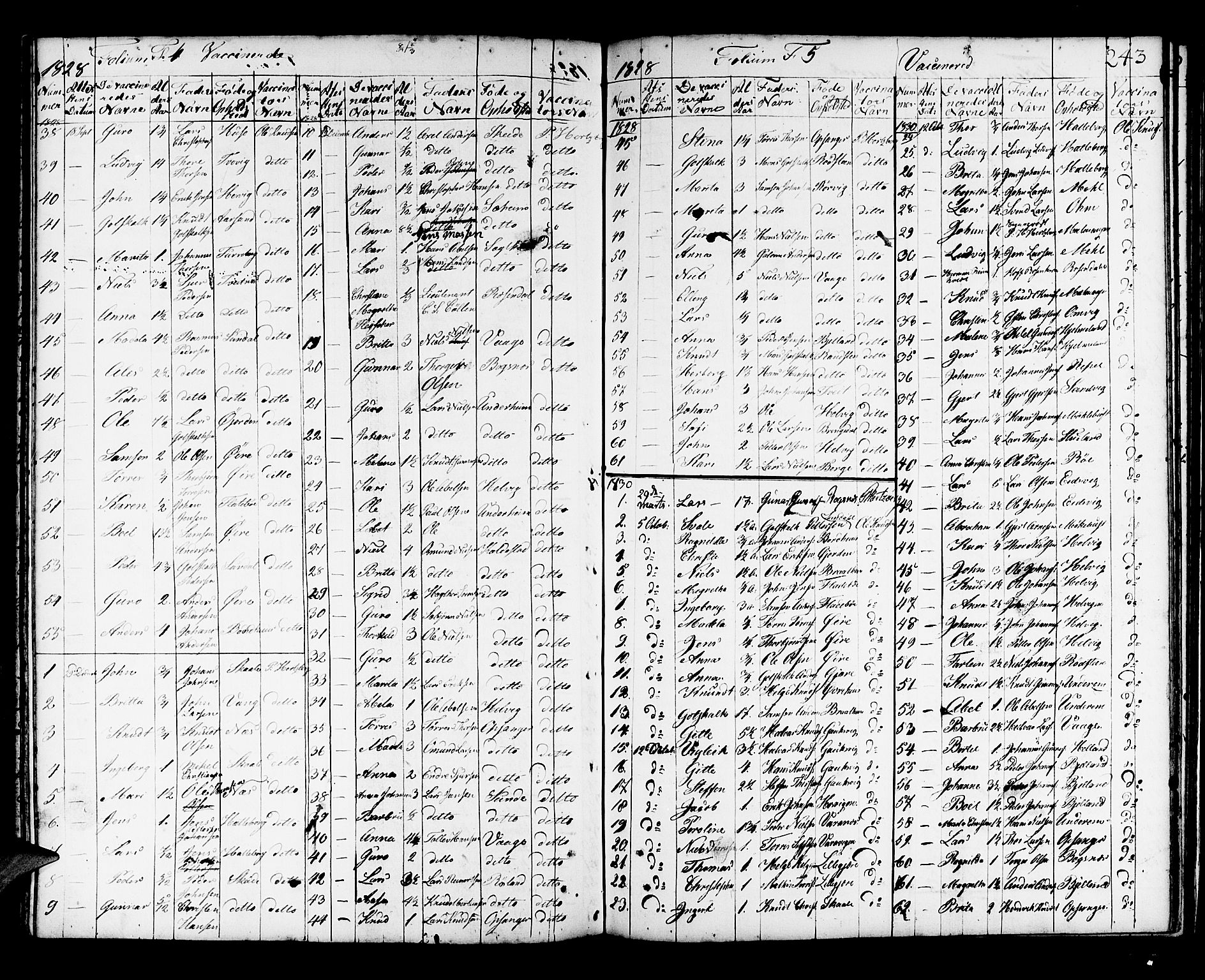 Kvinnherad sokneprestembete, AV/SAB-A-76401/H/Haa: Parish register (official) no. A 5, 1811-1835, p. 243