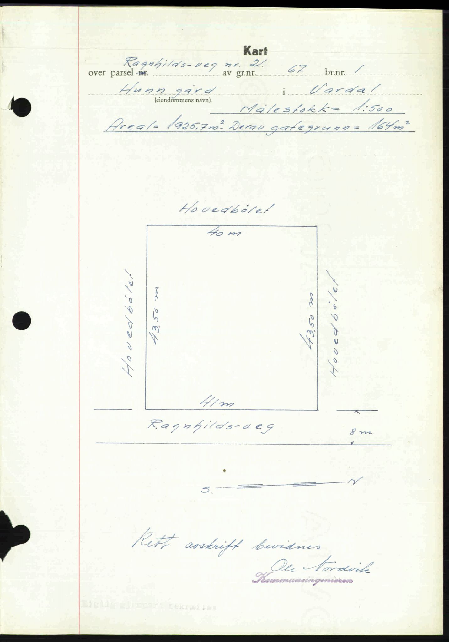 Toten tingrett, SAH/TING-006/H/Hb/Hbc/L0020: Mortgage book no. Hbc-20, 1948-1948, Diary no: : 3495/1948