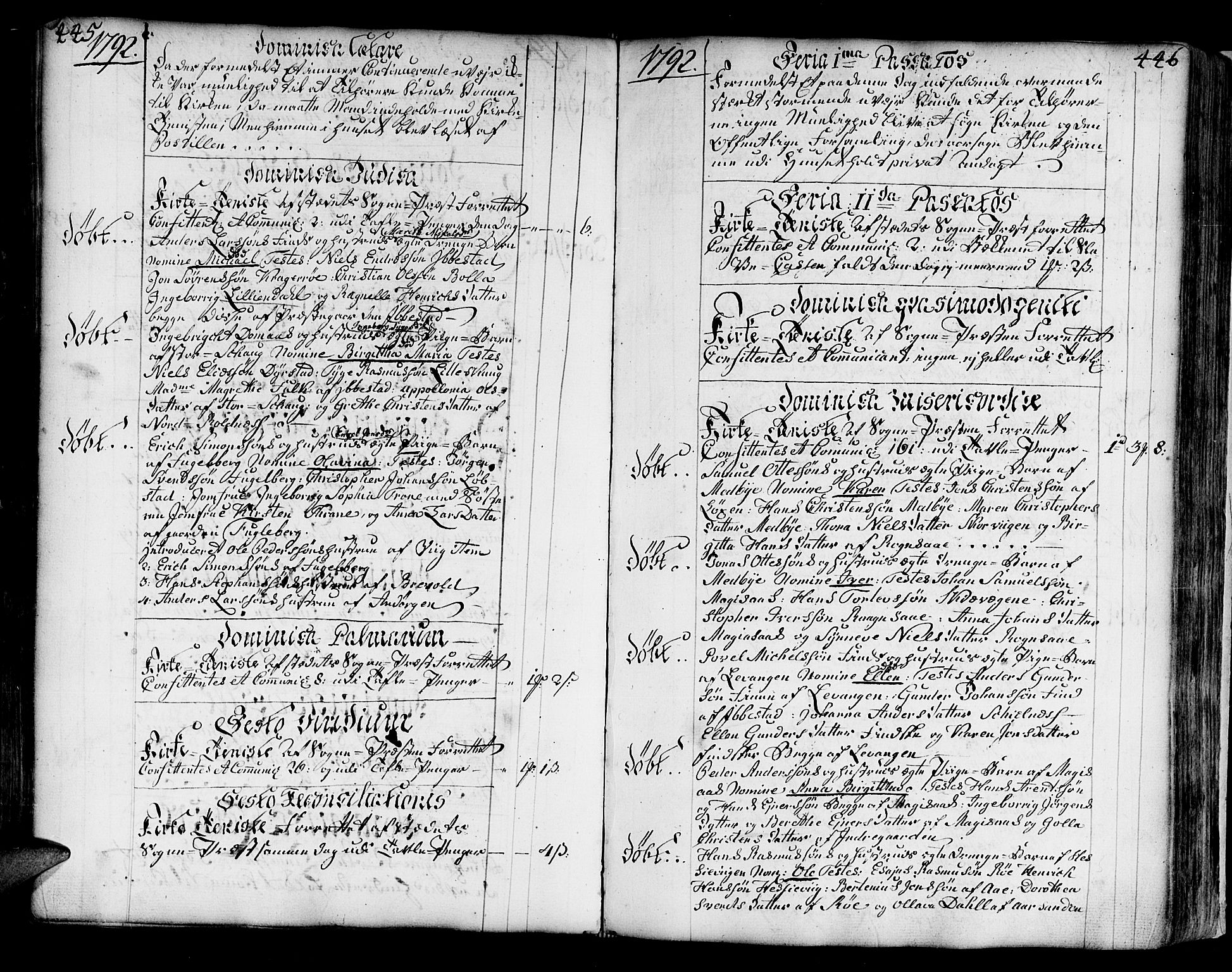 Ibestad sokneprestembete, AV/SATØ-S-0077/H/Ha/Haa/L0003kirke: Parish register (official) no. 3, 1776-1801, p. 445-446