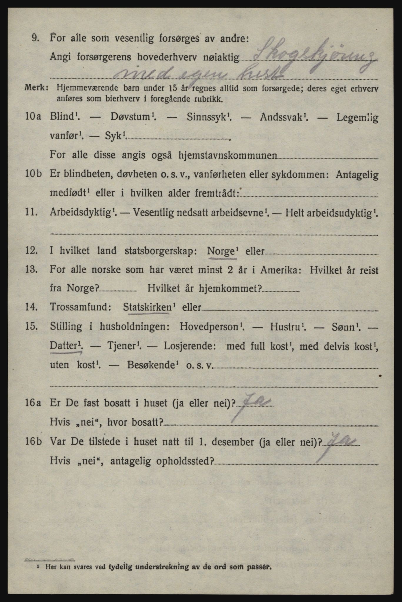 SAO, 1920 census for Øymark, 1920, p. 1056