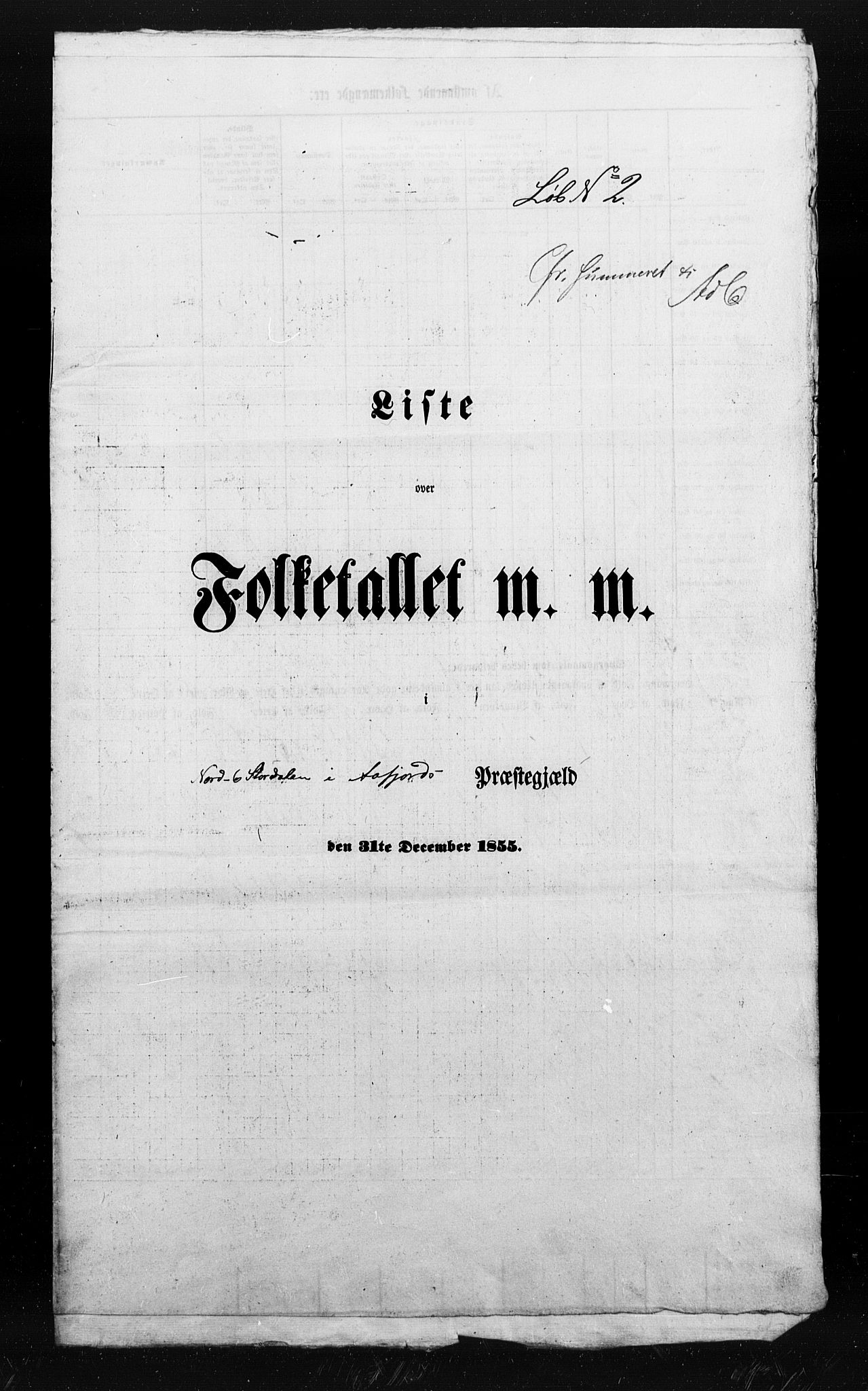 , Census 1855 for Åfjord, 1855, p. 4