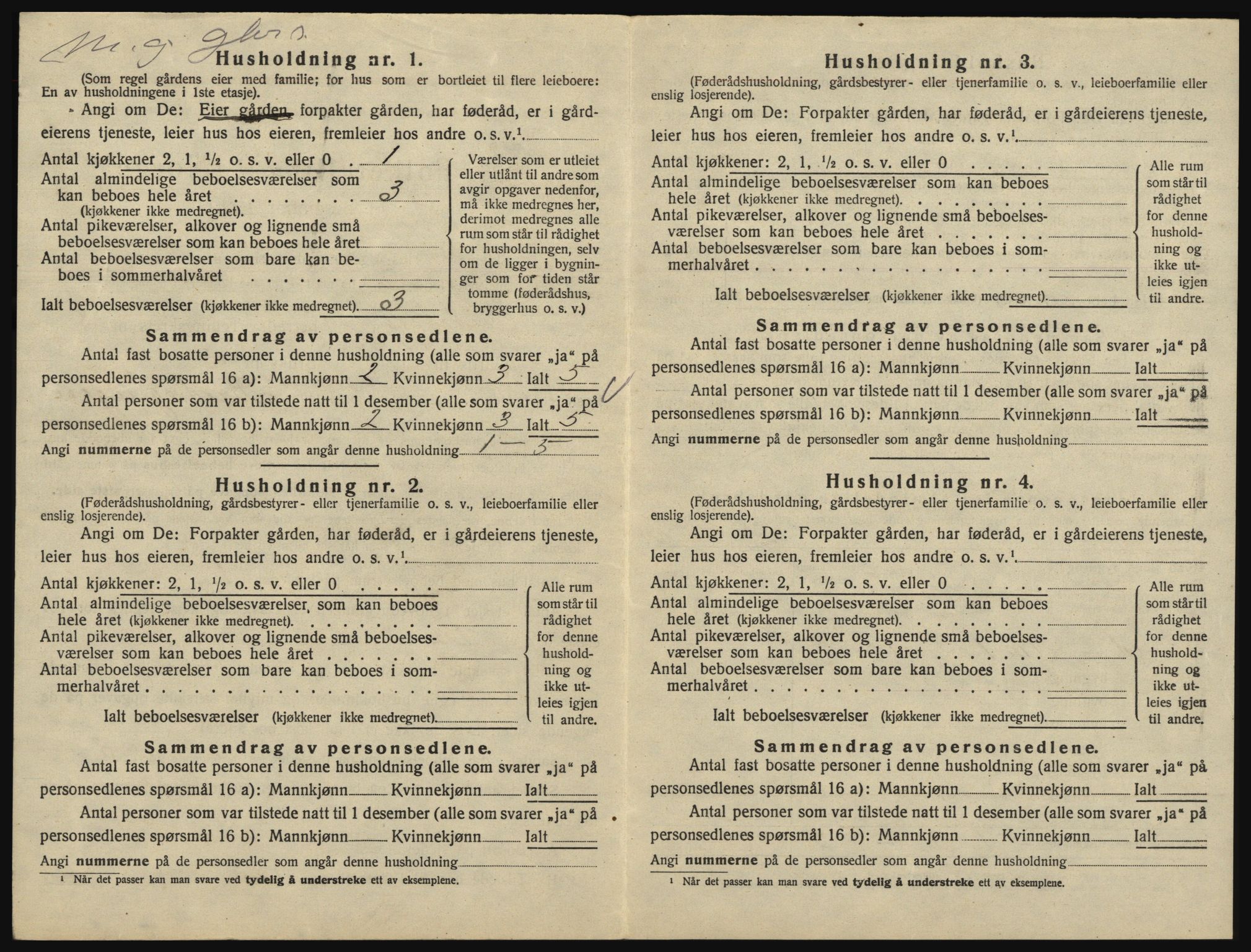 SAO, 1920 census for Eidsberg, 1920, p. 1378