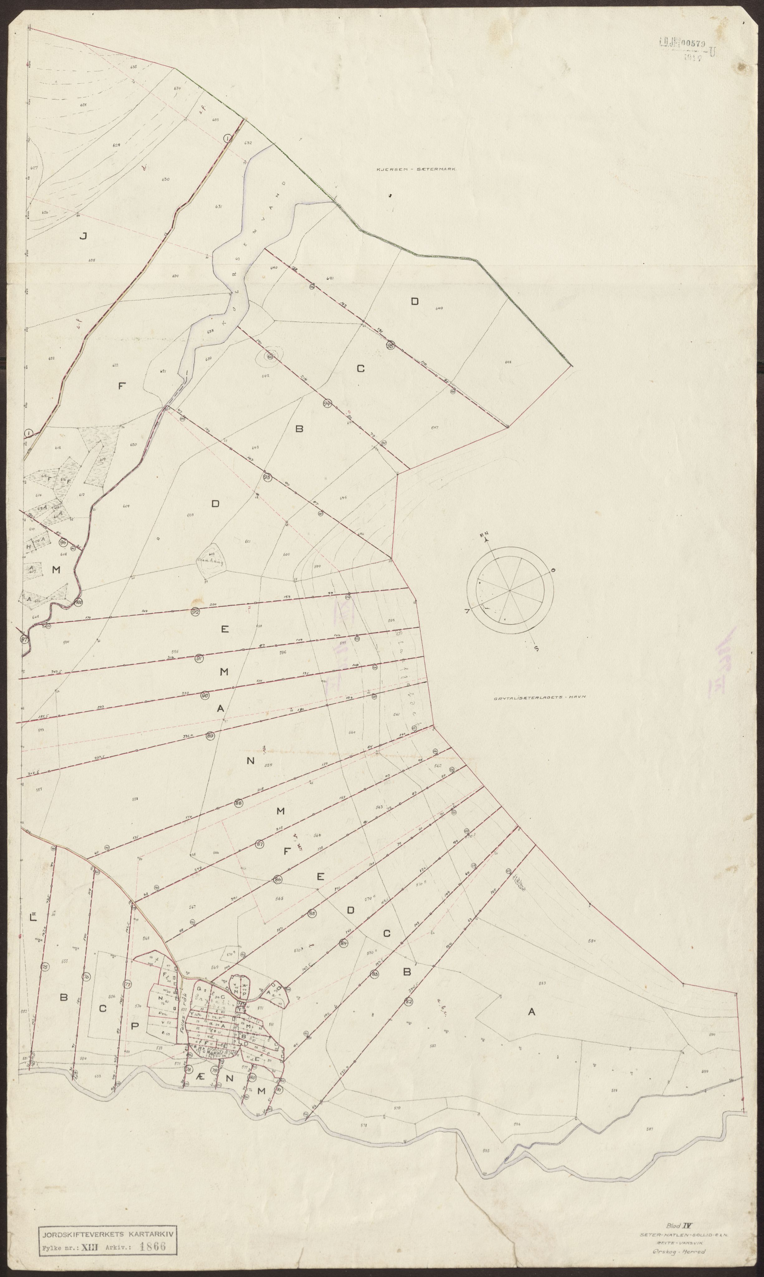 Jordskifteverkets kartarkiv, AV/RA-S-3929/T, 1859-1988, p. 2255