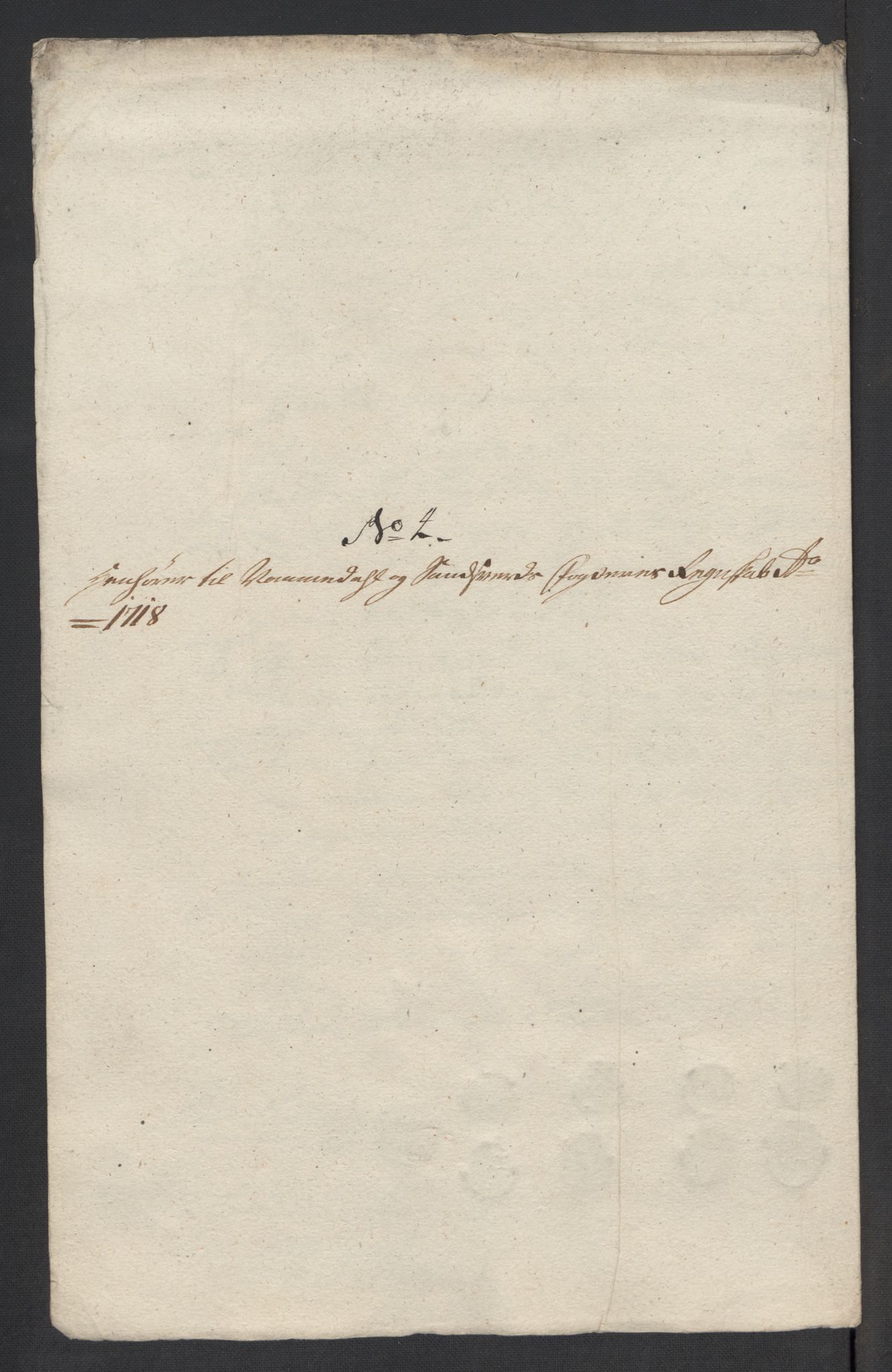 Rentekammeret inntil 1814, Reviderte regnskaper, Fogderegnskap, RA/EA-4092/R24/L1594: Fogderegnskap Numedal og Sandsvær, 1718, p. 210