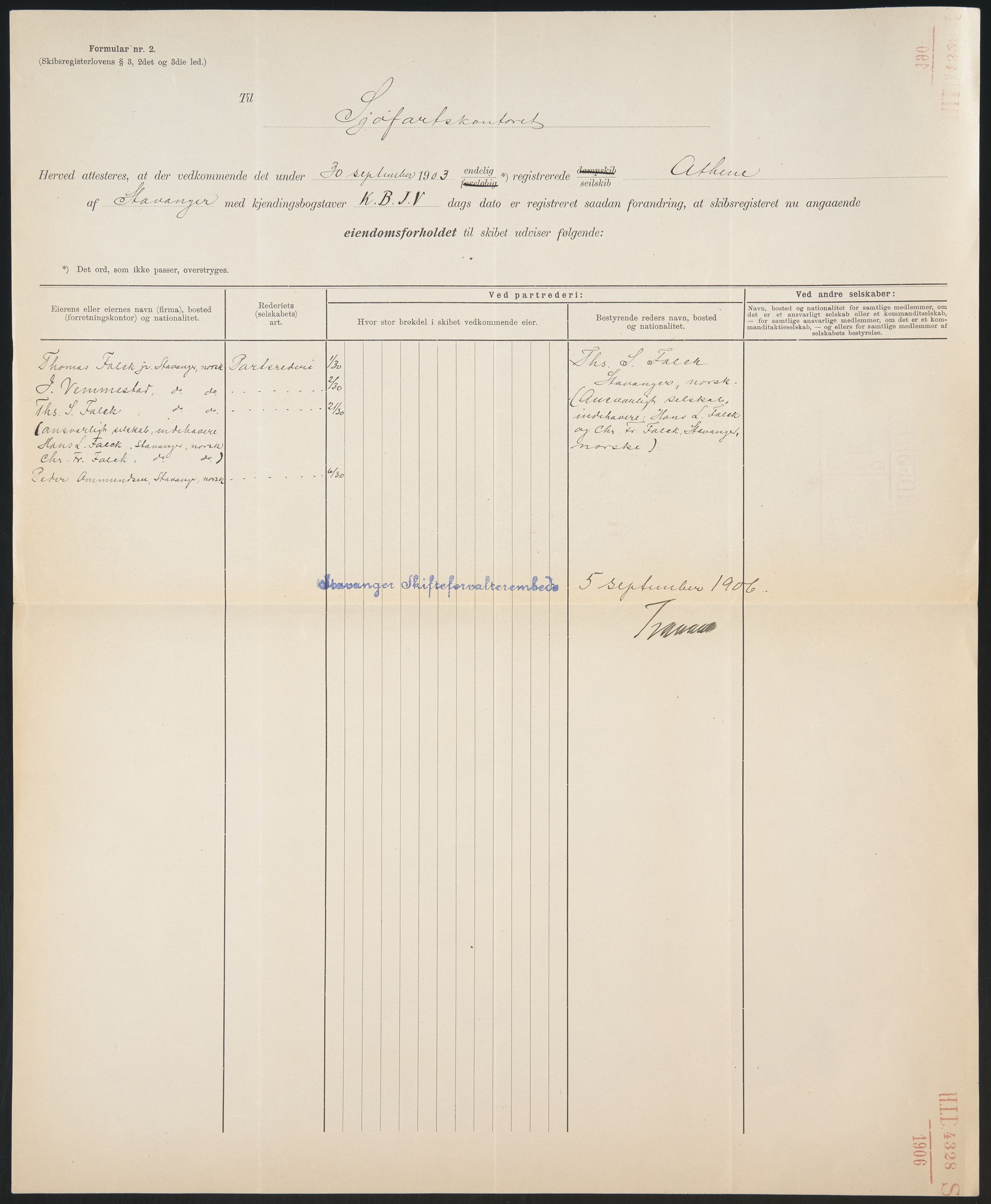 Sjøfartsdirektoratet med forløpere, skipsmapper slettede skip, RA/S-4998/F/Fa/L0074: --, 1862-1922, p. 275