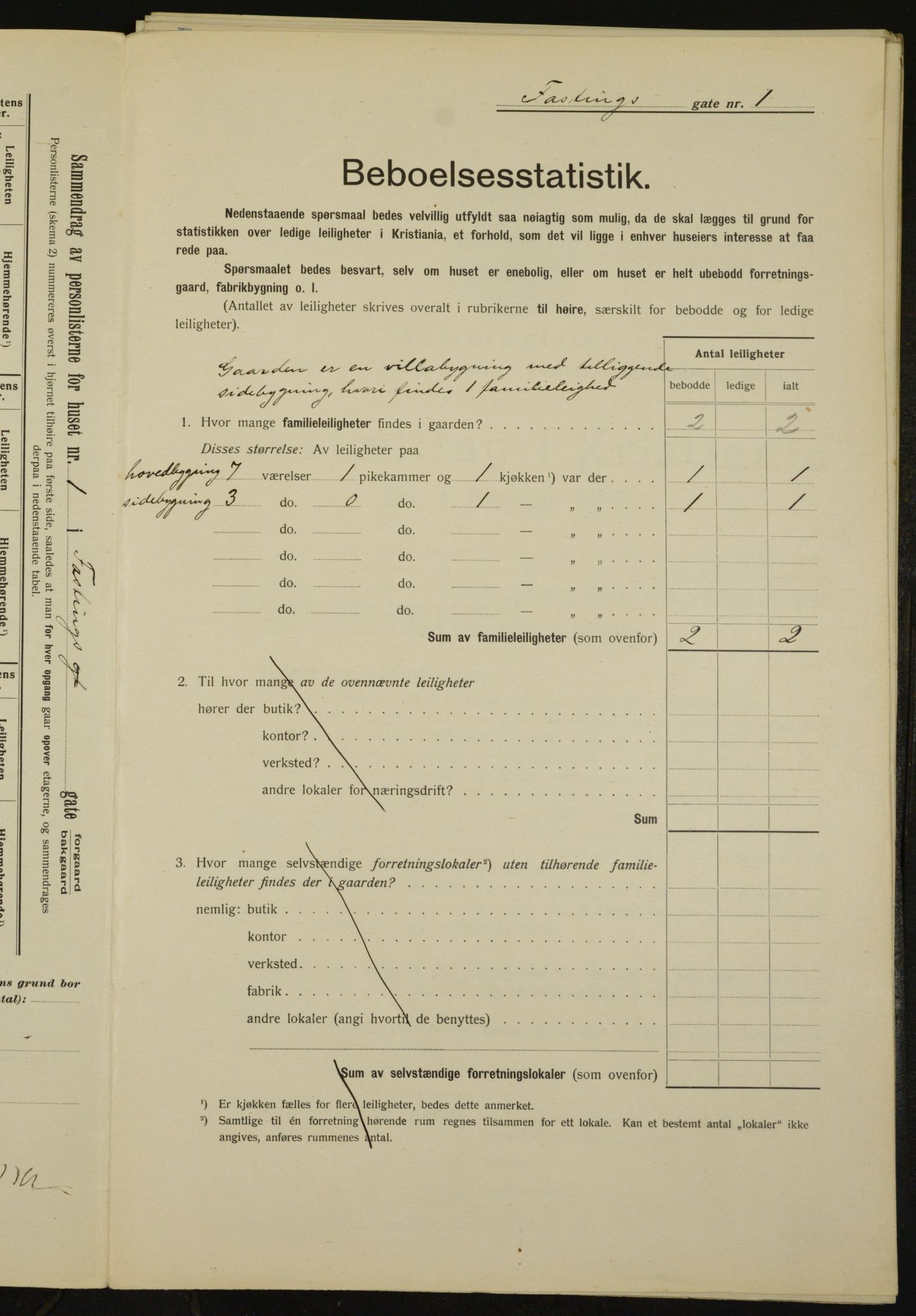 OBA, Municipal Census 1912 for Kristiania, 1912, p. 23599