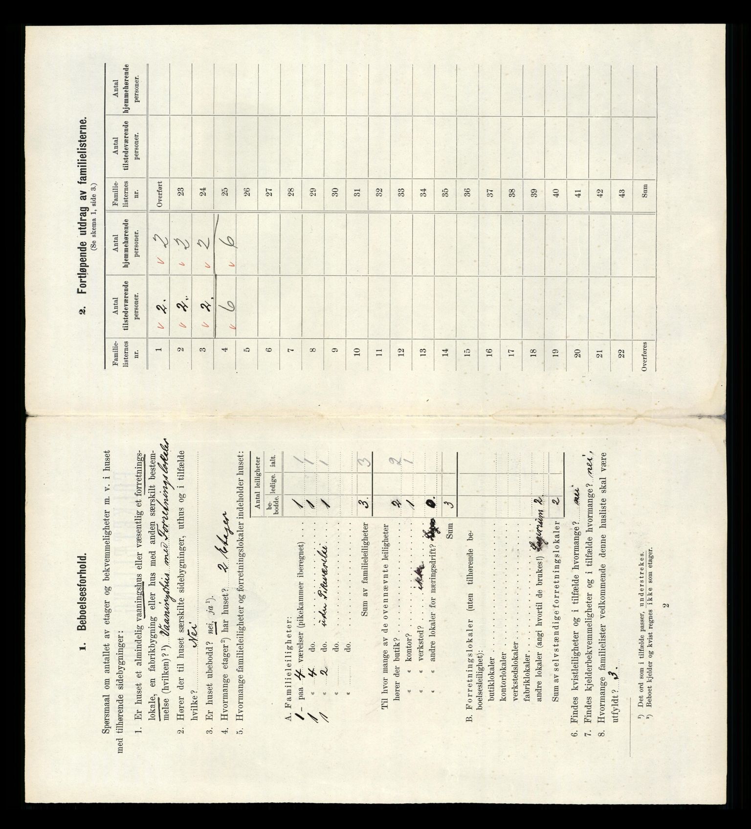 RA, 1910 census for Kristiansand, 1910, p. 1155