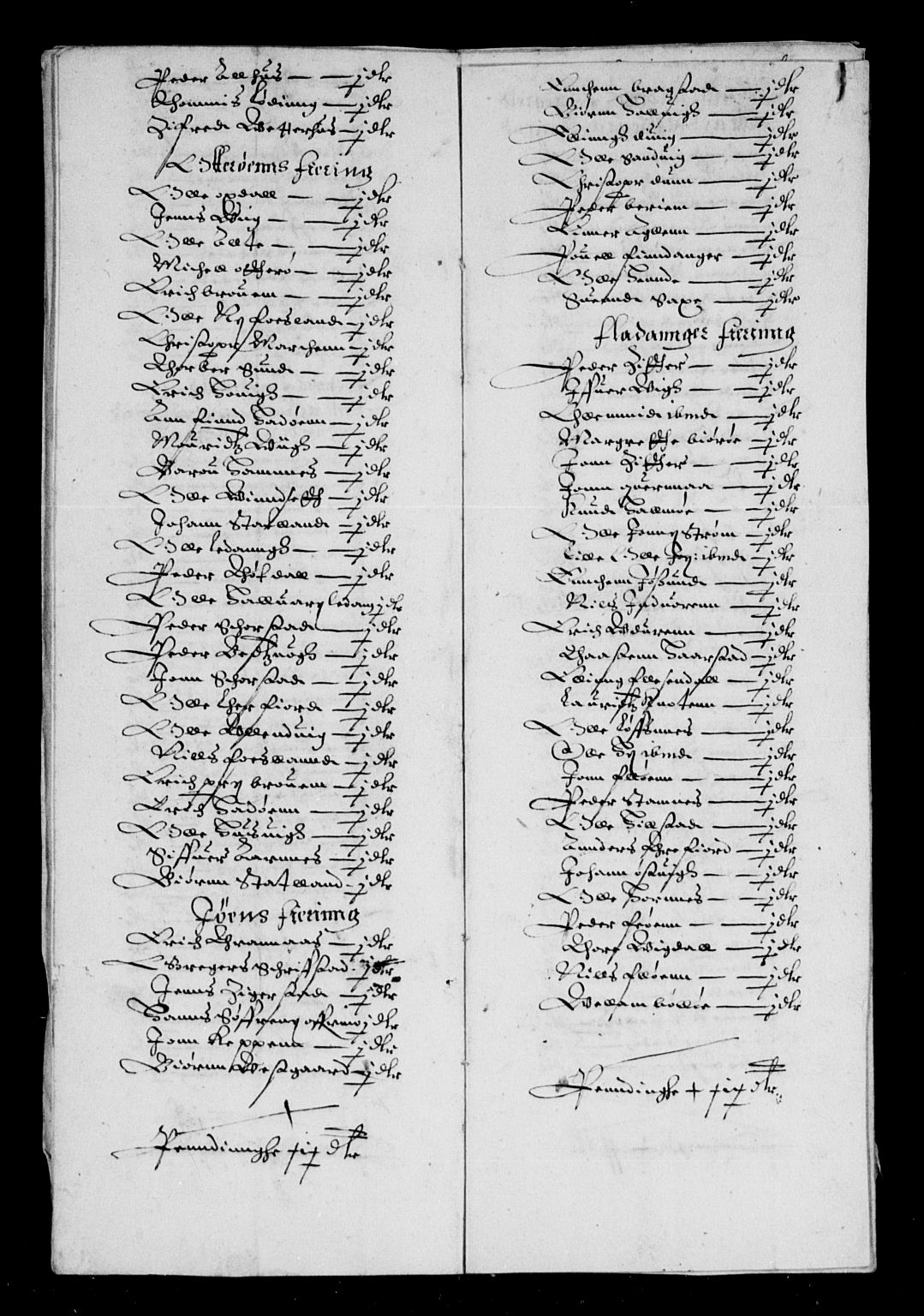 Rentekammeret inntil 1814, Reviderte regnskaper, Lensregnskaper, AV/RA-EA-5023/R/Rb/Rbw/L0076: Trondheim len, 1642-1643