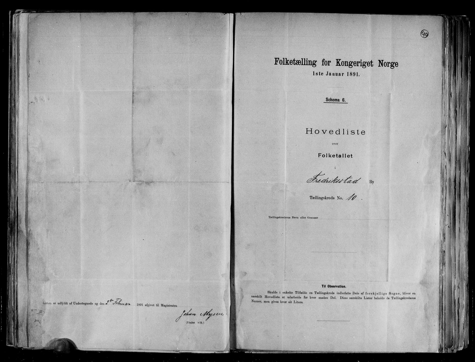 RA, 1891 census for 0103 Fredrikstad, 1891, p. 29