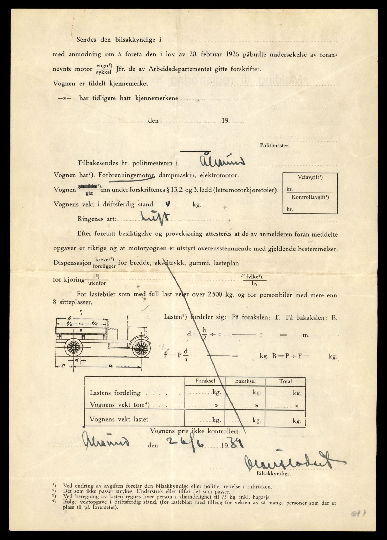 Møre og Romsdal vegkontor - Ålesund trafikkstasjon, SAT/A-4099/F/Fe/L0029: Registreringskort for kjøretøy T 11430 - T 11619, 1927-1998, p. 912