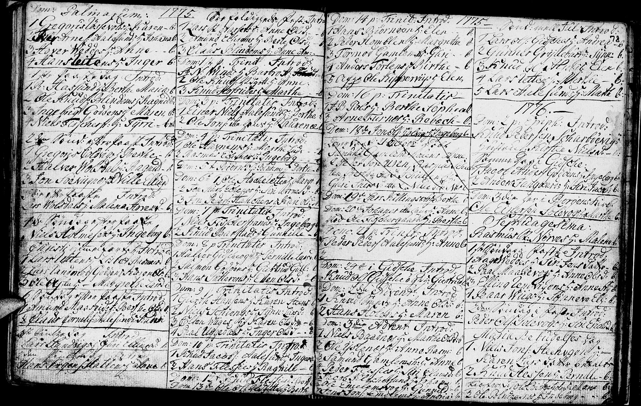 Ministerialprotokoller, klokkerbøker og fødselsregistre - Møre og Romsdal, AV/SAT-A-1454/528/L0420: Parish register (copy) no. 528C01, 1764-1784, p. 78