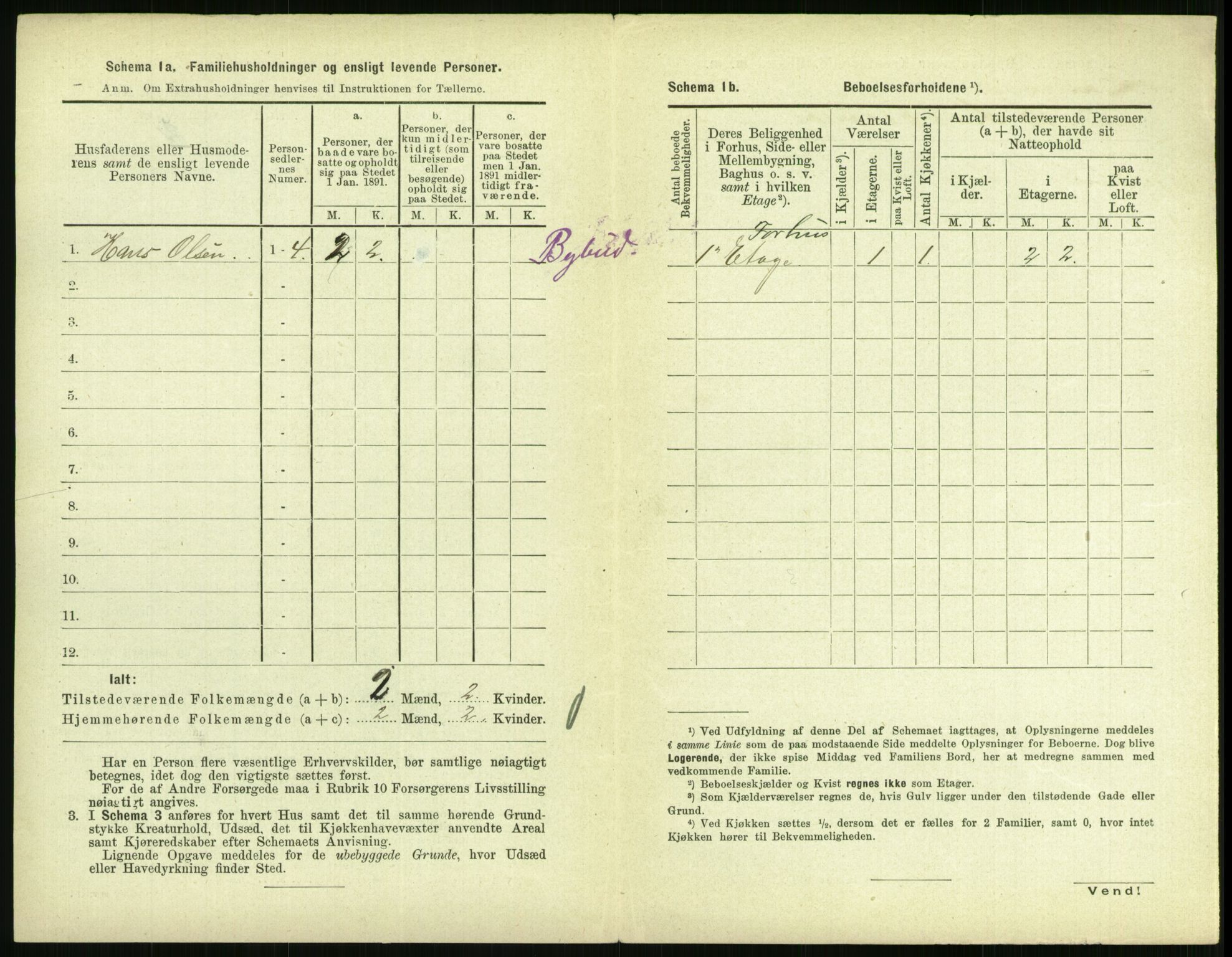 RA, 1891 census for 0707 Larvik, 1891, p. 1608