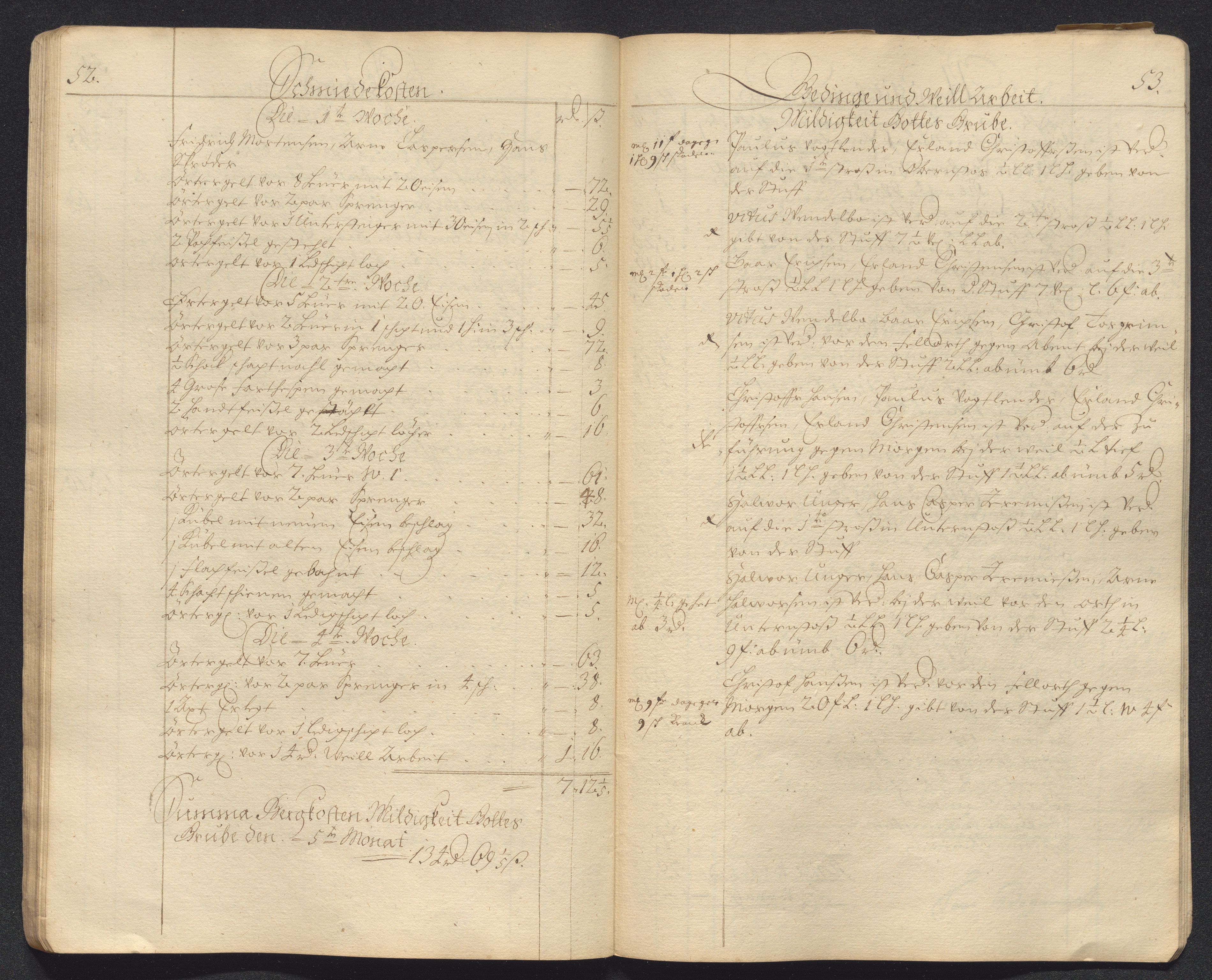 Kongsberg Sølvverk 1623-1816, AV/SAKO-EA-3135/001/D/Dc/Dcd/L0092: Utgiftsregnskap for gruver m.m., 1707, p. 199