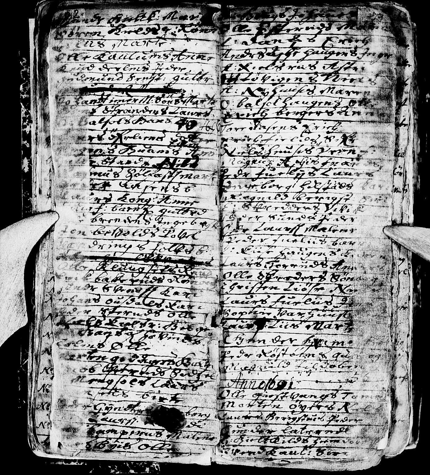 Nes prestekontor, Hedmark, AV/SAH-PREST-020/L/La/L0001: Parish register (copy) no. 1, 1663-1784, p. 22-23