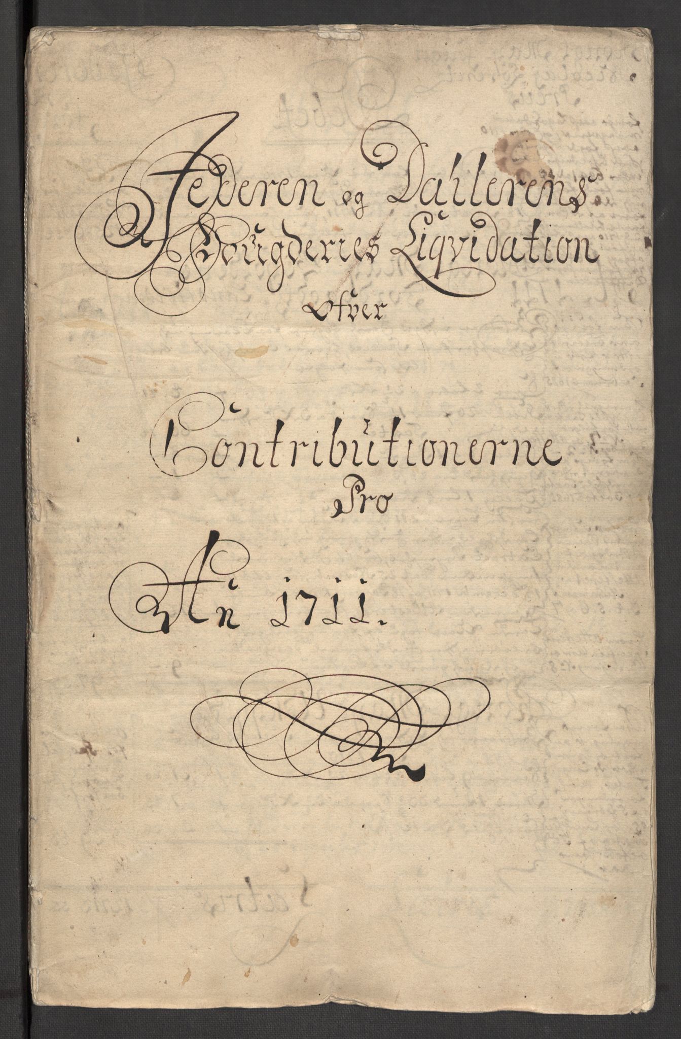 Rentekammeret inntil 1814, Reviderte regnskaper, Fogderegnskap, AV/RA-EA-4092/R46/L2735: Fogderegnskap Jæren og Dalane, 1711, p. 3