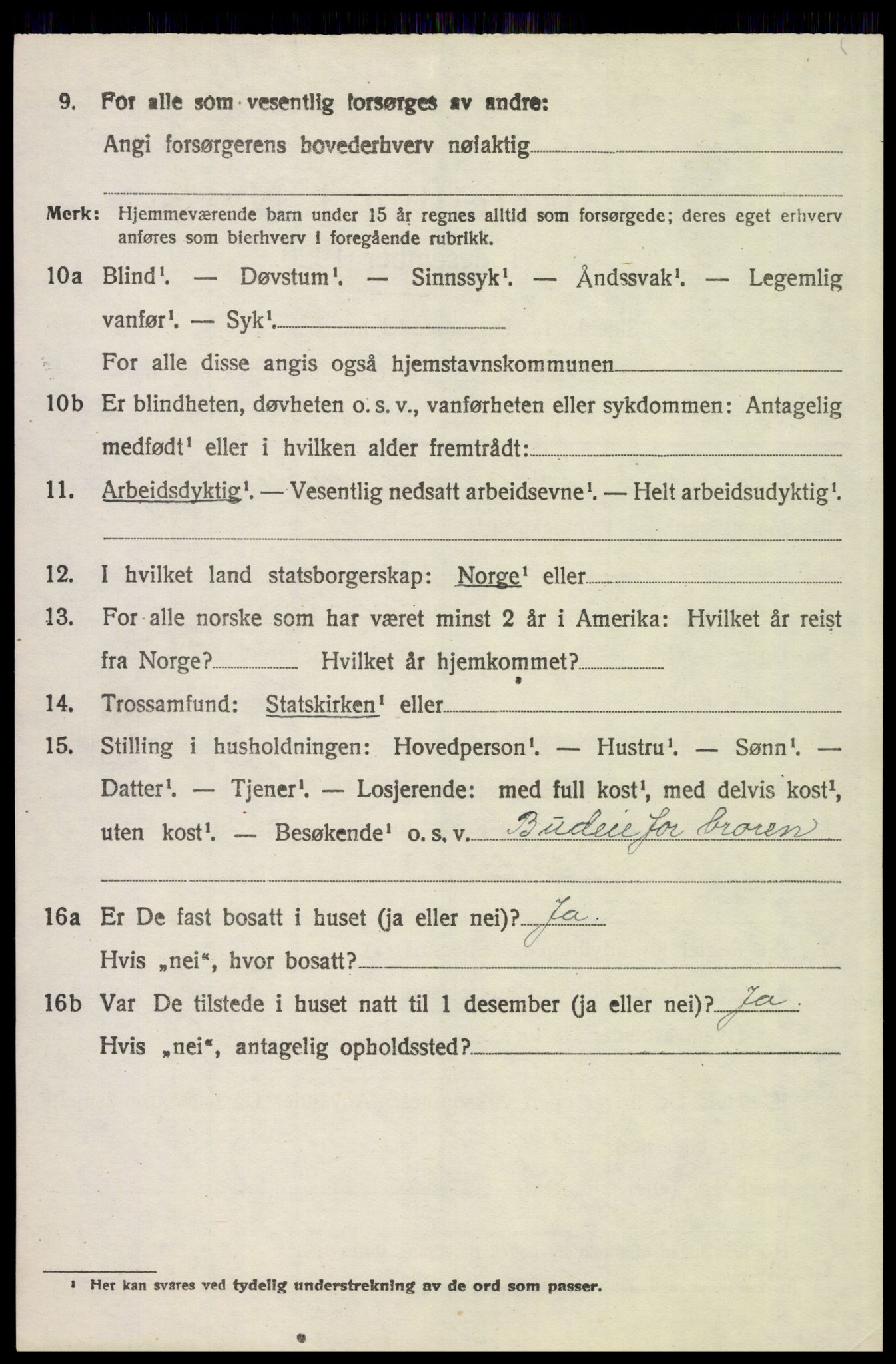 SAH, 1920 census for Øvre Rendal, 1920, p. 2152