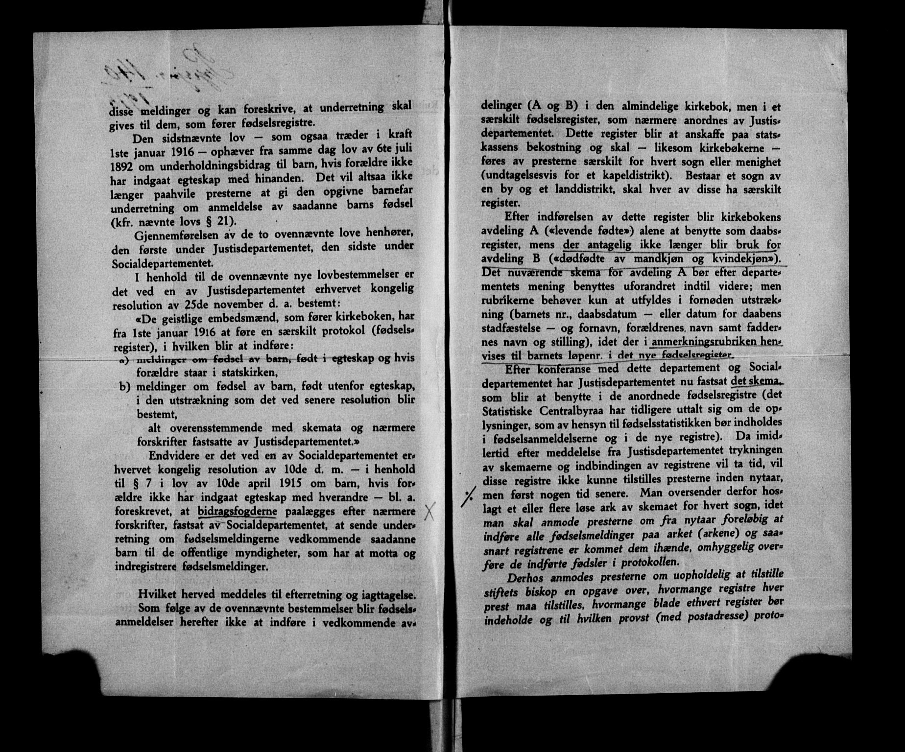 Porsgrunn kirkebøker , SAKO/A-104/J/Ja/L0001: Birth register no. 1, 1916-1929