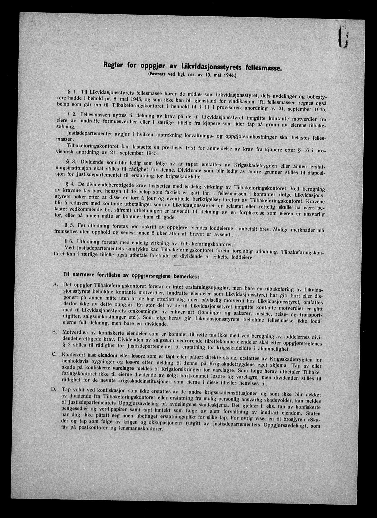 Justisdepartementet, Tilbakeføringskontoret for inndratte formuer, AV/RA-S-1564/H/Hc/Hca/L0902: --, 1945-1947, p. 30