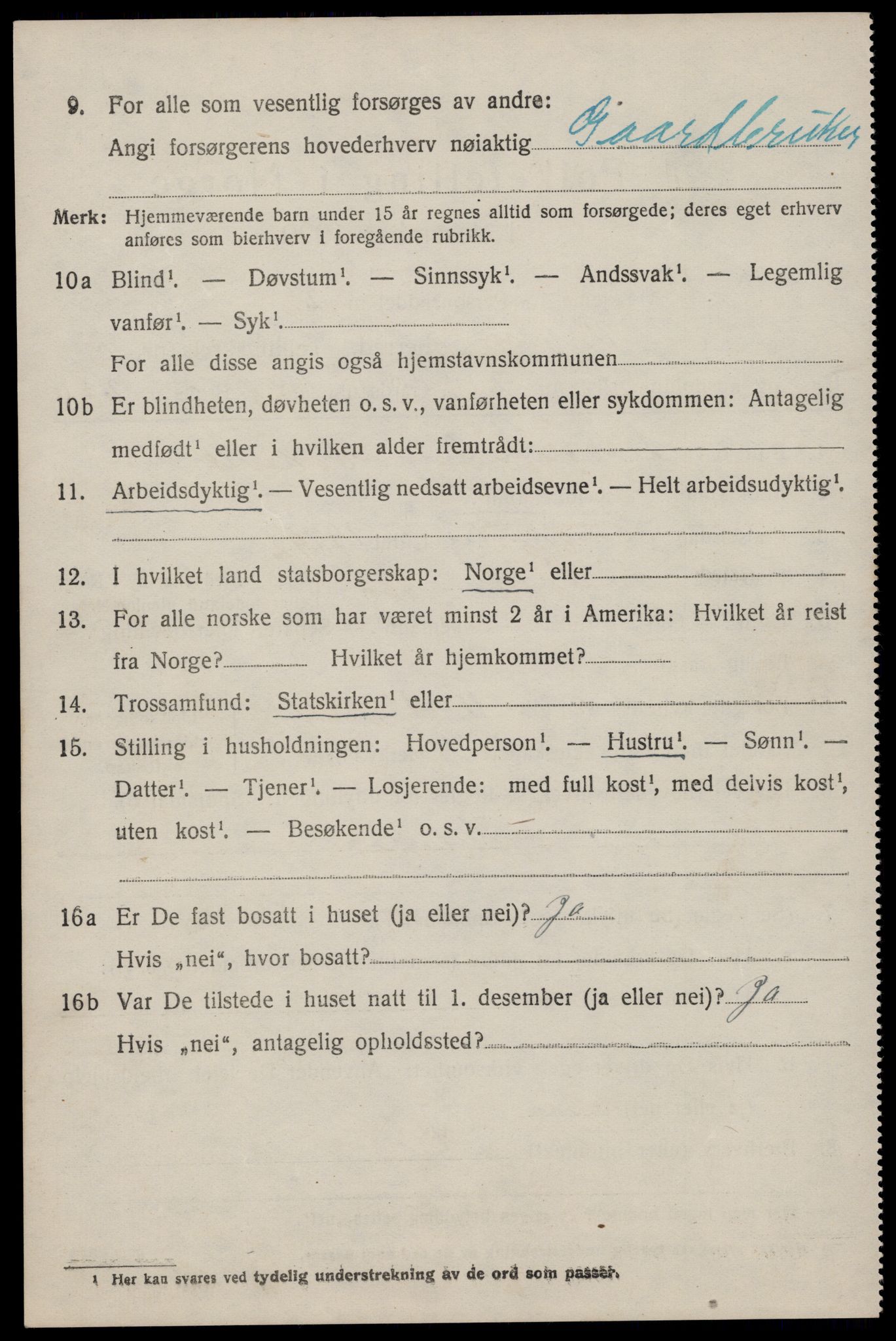 SAST, 1920 census for Vats, 1920, p. 1456