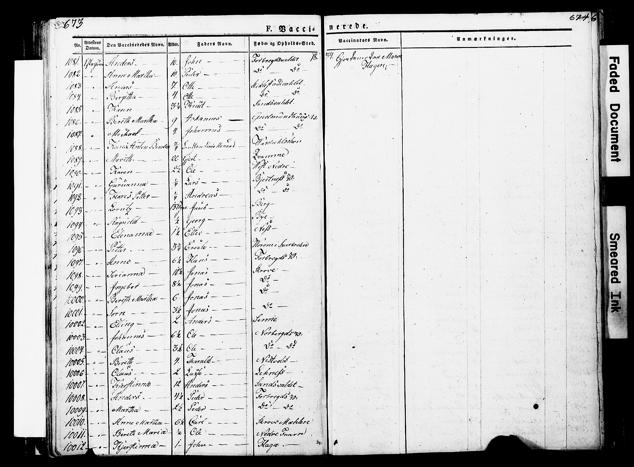 Ministerialprotokoller, klokkerbøker og fødselsregistre - Nord-Trøndelag, SAT/A-1458/723/L0243: Parish register (official) no. 723A12, 1822-1851, p. 673-674