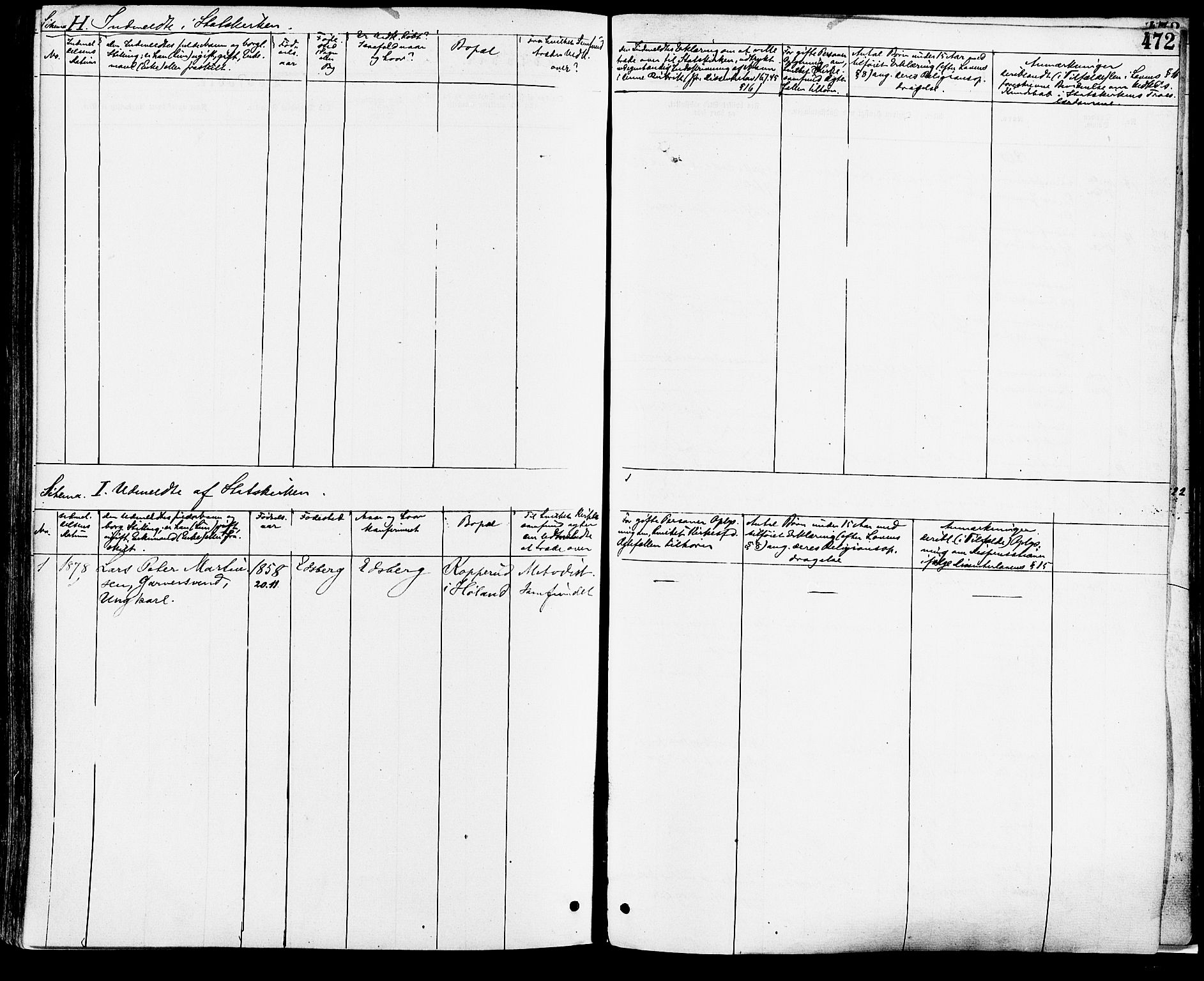 Høland prestekontor Kirkebøker, SAO/A-10346a/F/Fa/L0012.a: Parish register (official) no. I 12A, 1869-1879, p. 472
