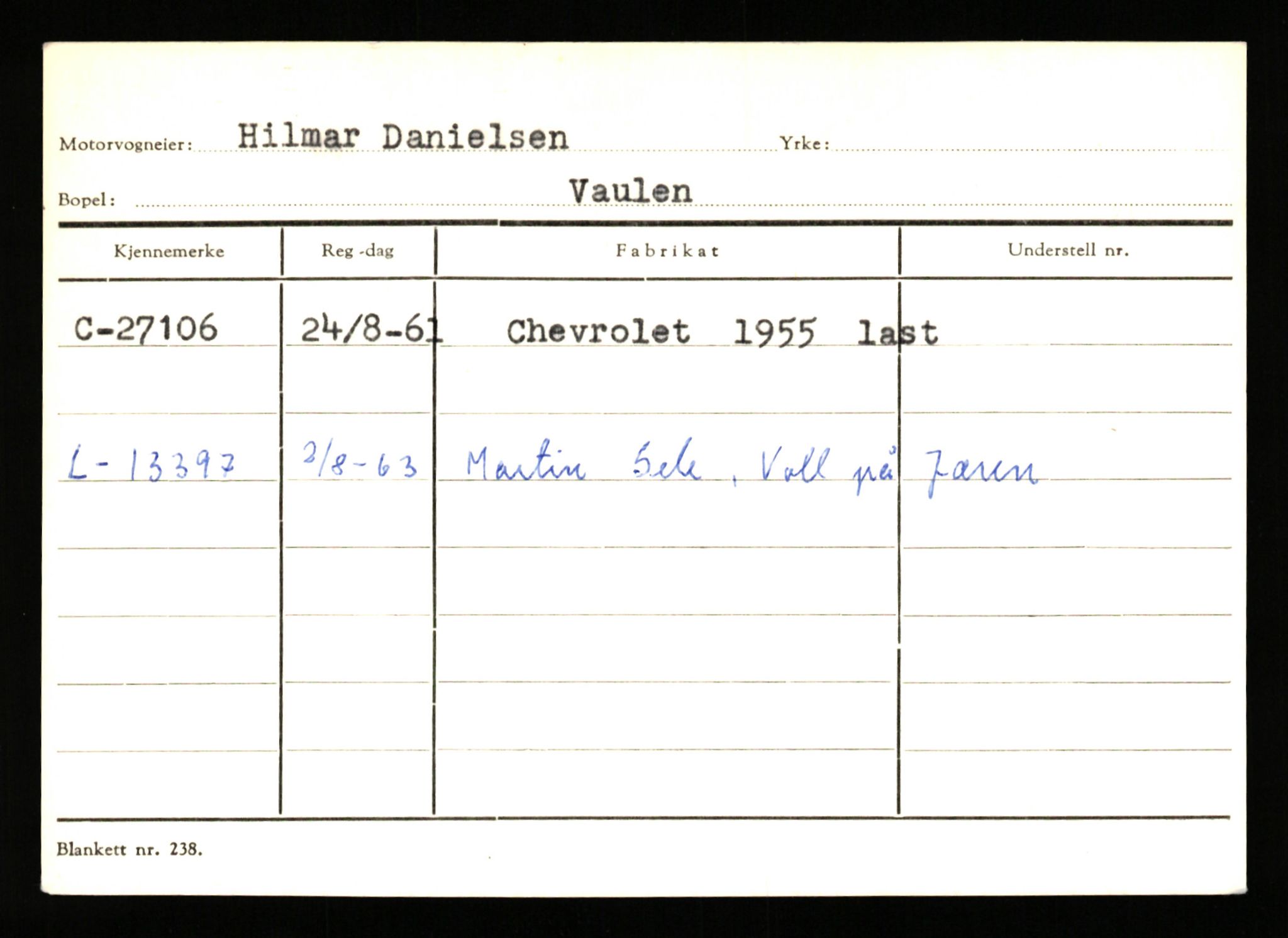 Stavanger trafikkstasjon, AV/SAST-A-101942/0/G/L0005: Registreringsnummer: 23000 - 34245, 1930-1971, p. 1377