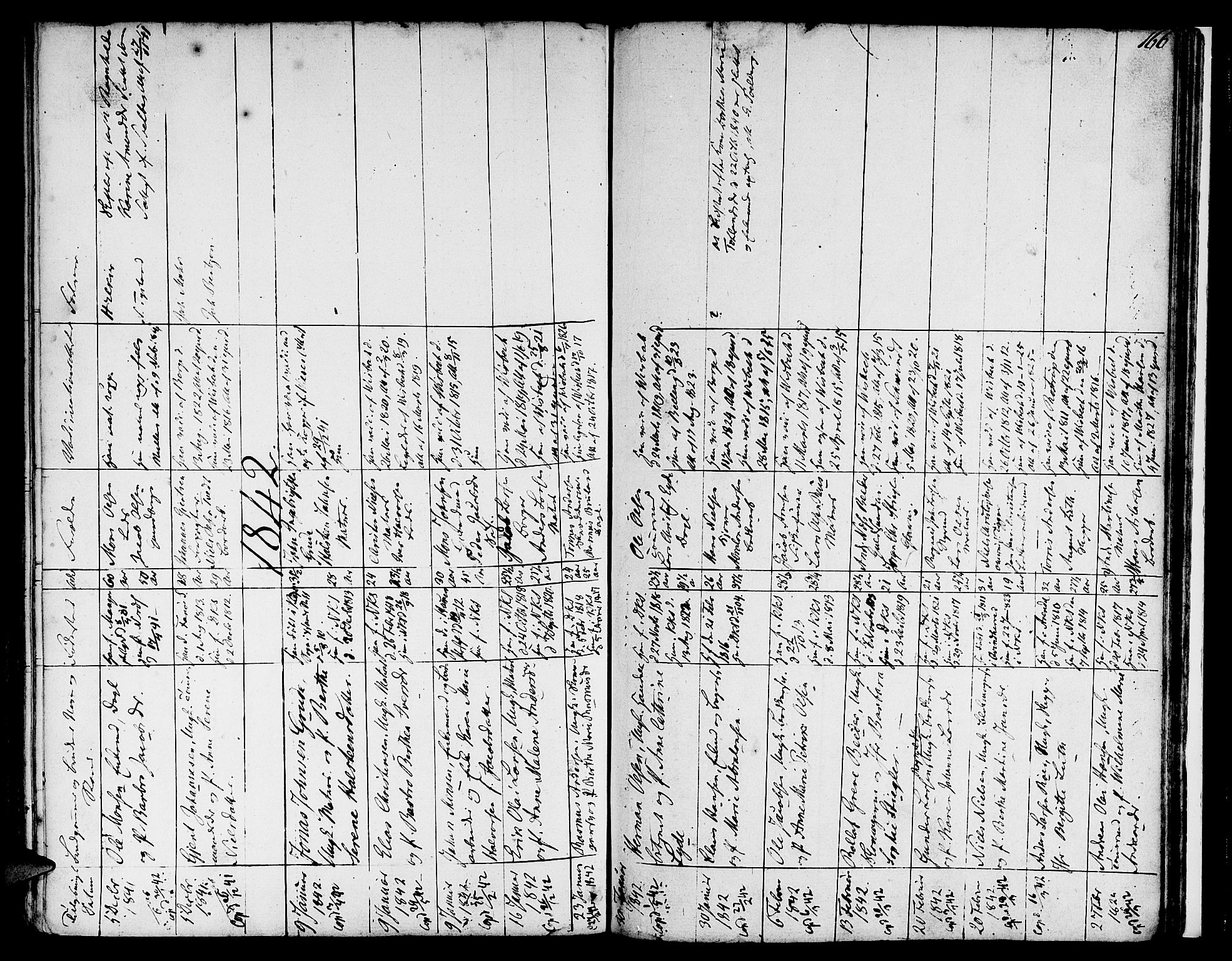 Nykirken Sokneprestembete, SAB/A-77101/H/Hab: Parish register (copy) no. A 2, 1782-1847, p. 166