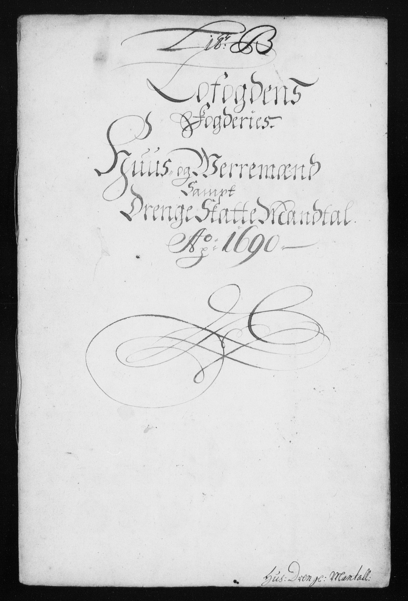 Rentekammeret inntil 1814, Reviderte regnskaper, Stiftamtstueregnskaper, Trondheim stiftamt og Nordland amt, AV/RA-EA-6044/R/Rh/L0015: Nordland amt, 1690