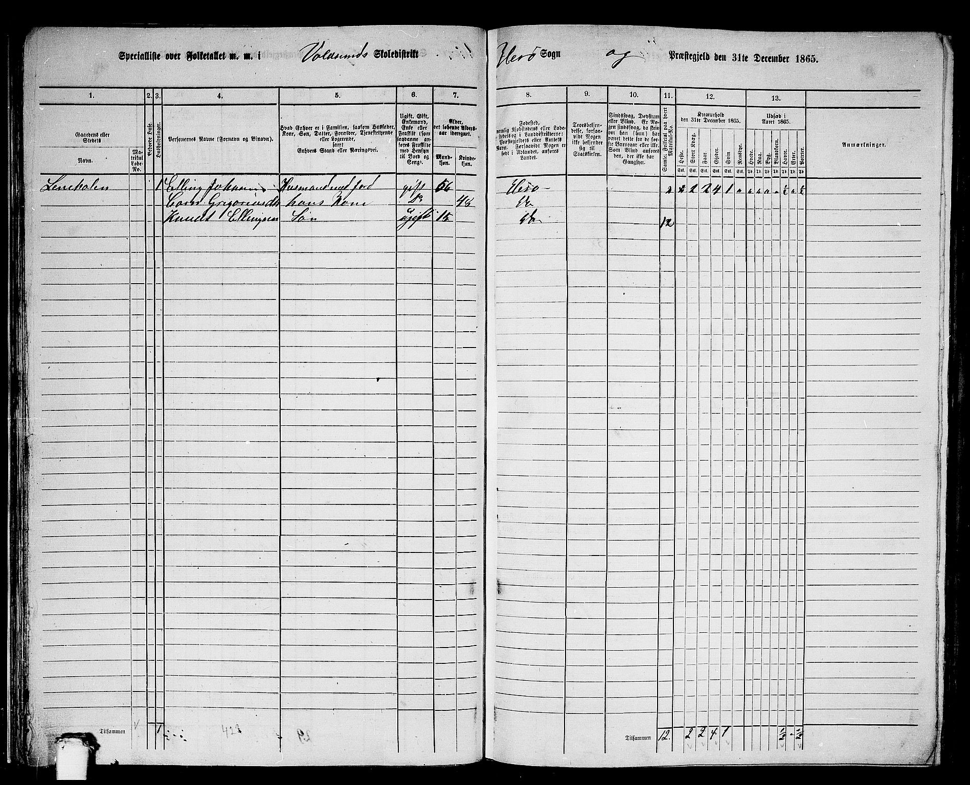 RA, 1865 census for Herøy, 1865, p. 38