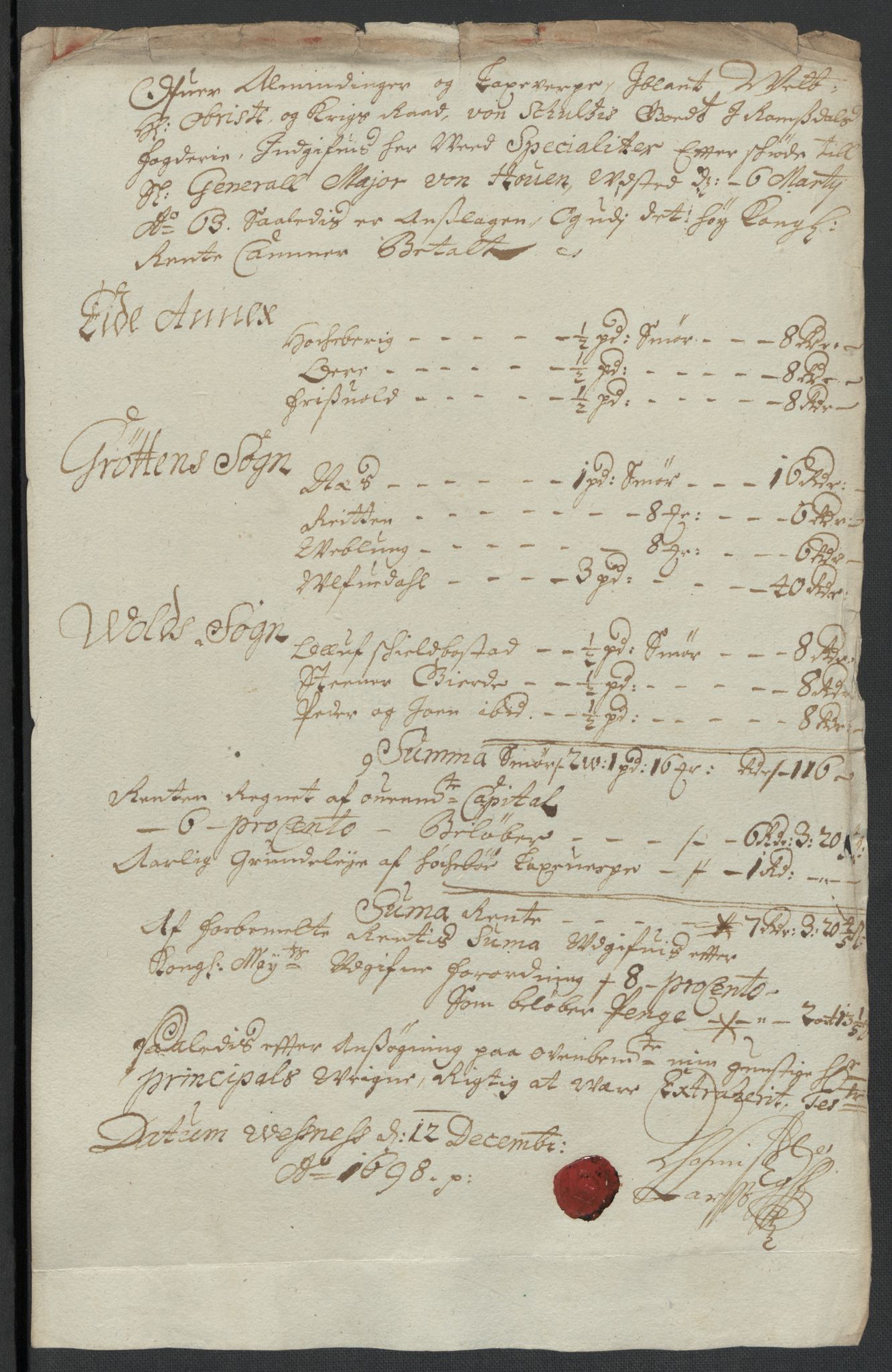 Rentekammeret inntil 1814, Reviderte regnskaper, Fogderegnskap, AV/RA-EA-4092/R55/L3653: Fogderegnskap Romsdal, 1697-1698, p. 330