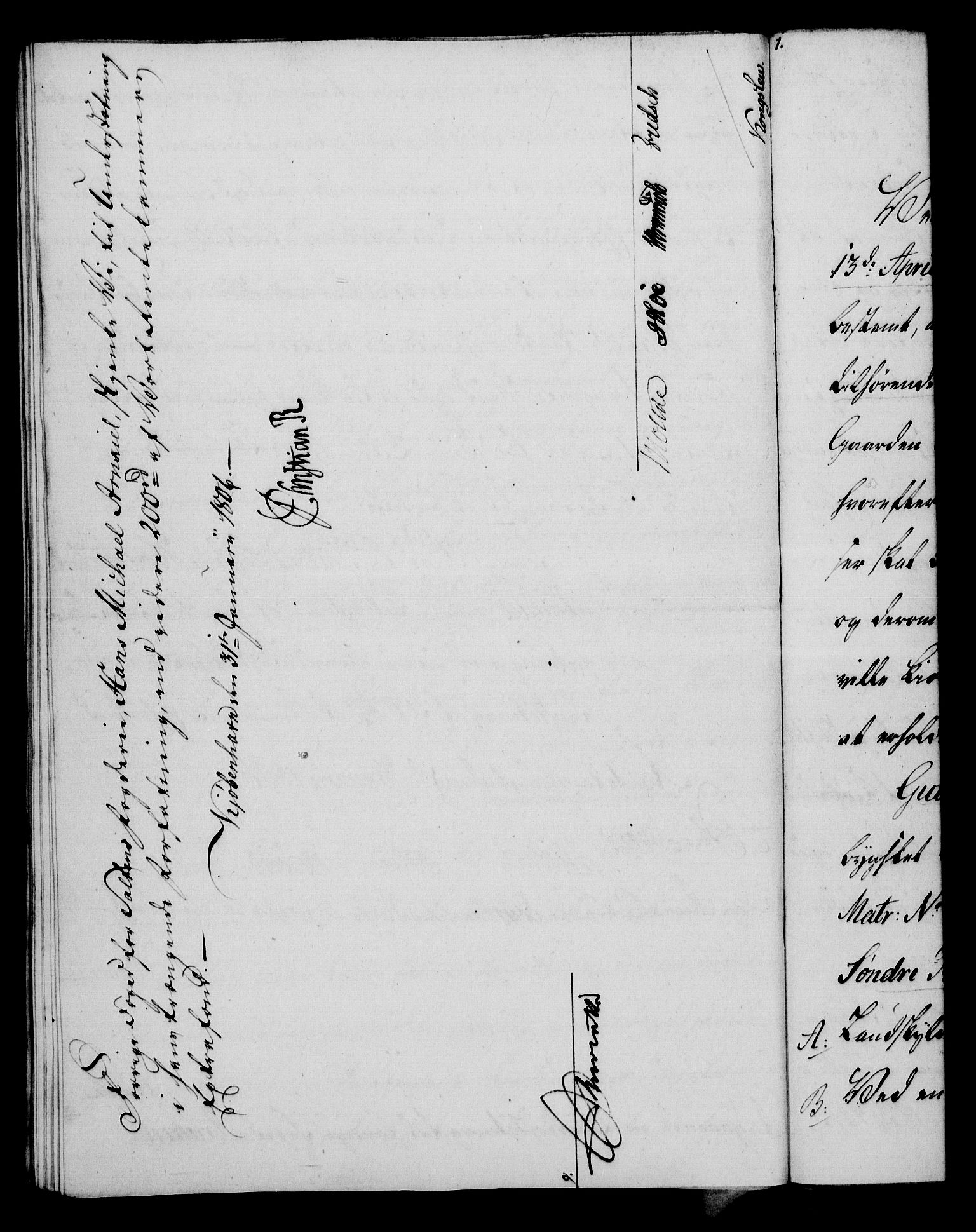 Rentekammeret, Kammerkanselliet, RA/EA-3111/G/Gf/Gfa/L0088: Norsk relasjons- og resolusjonsprotokoll (merket RK 52.88), 1806, p. 108