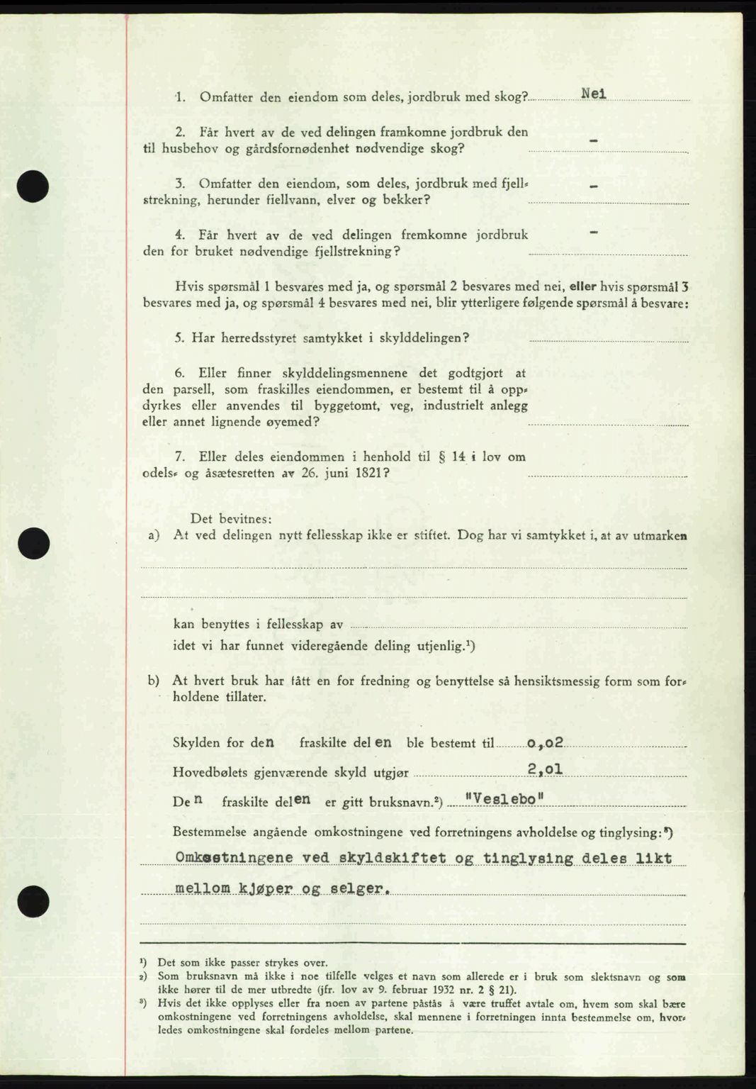 Romsdal sorenskriveri, AV/SAT-A-4149/1/2/2C: Mortgage book no. A22, 1947-1947, Diary no: : 46/1947