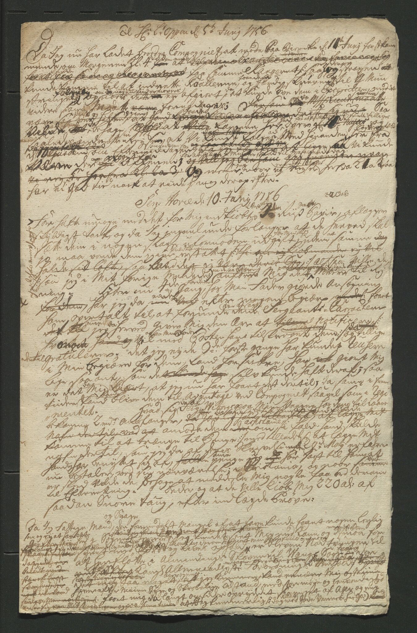 Åker i Vang, Hedmark, og familien Todderud, AV/SAH-ARK-010/J/Jc/L0002: Korrespondanse, 1753-1762, p. 91