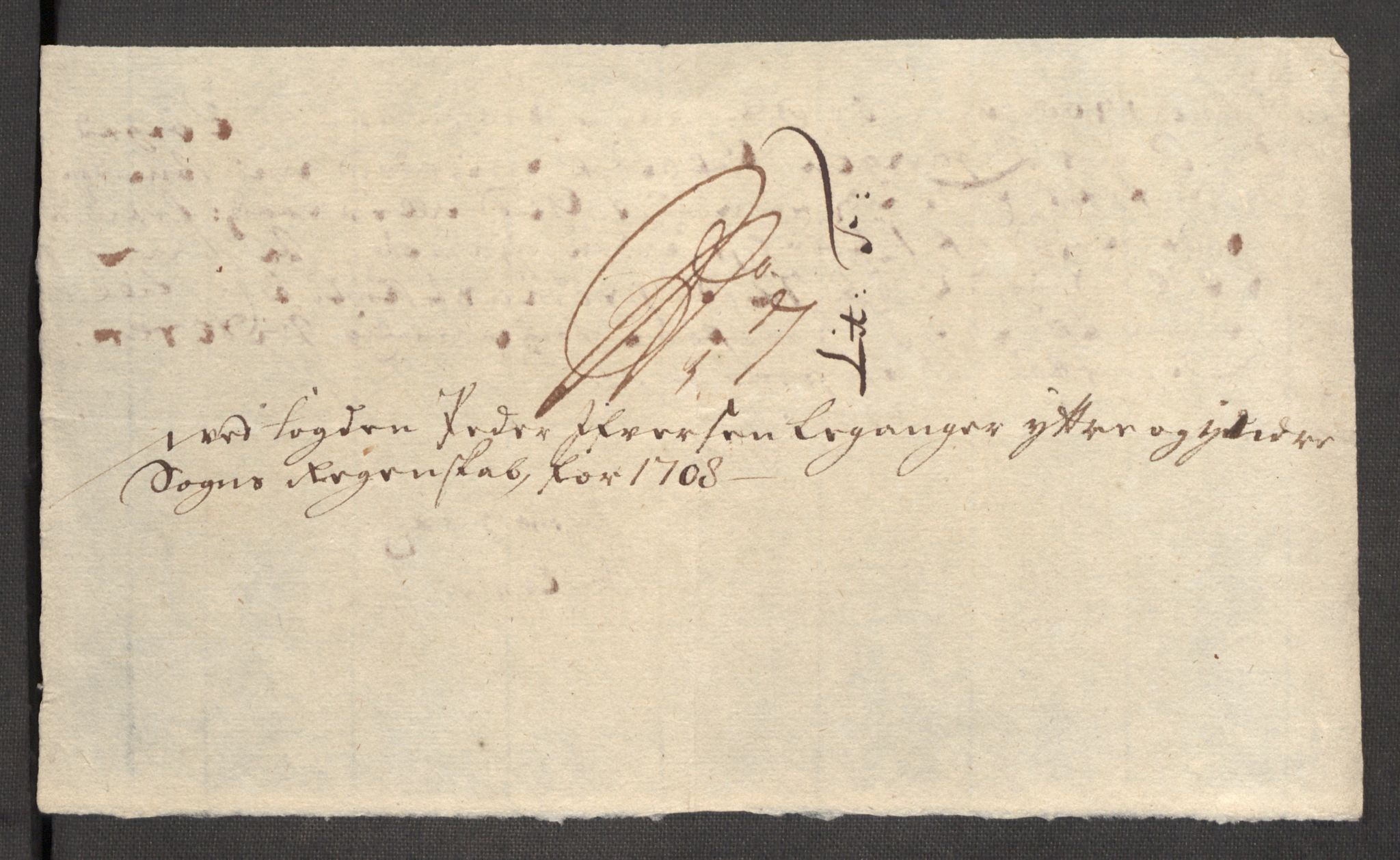 Rentekammeret inntil 1814, Reviderte regnskaper, Fogderegnskap, AV/RA-EA-4092/R52/L3315: Fogderegnskap Sogn, 1708, p. 160