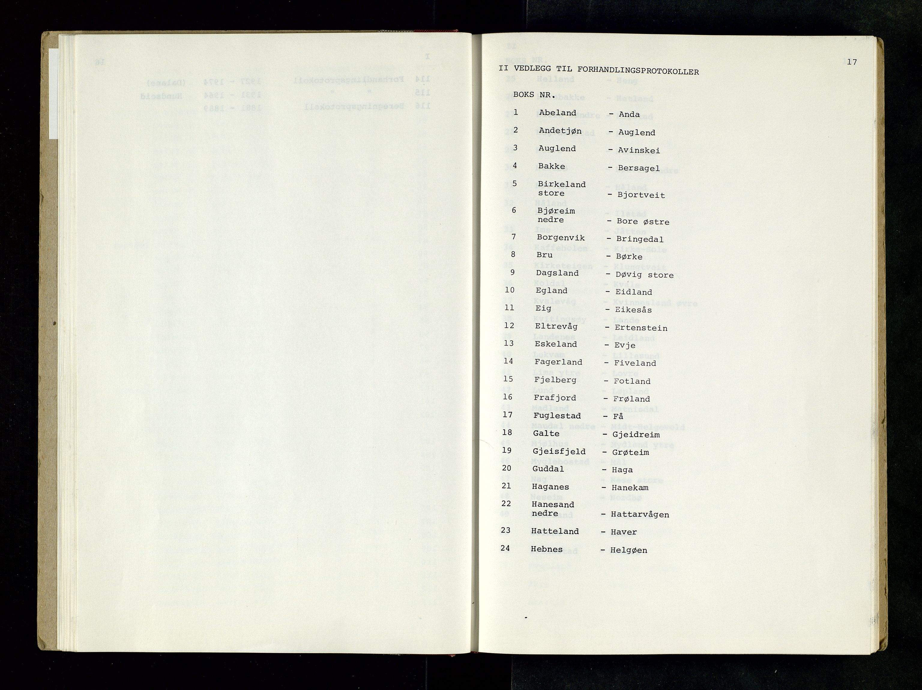 Rogaland jordskifterett, SAST/A-102426/Oaa/L0001: Katalog og register, 1859-1974, p. 17