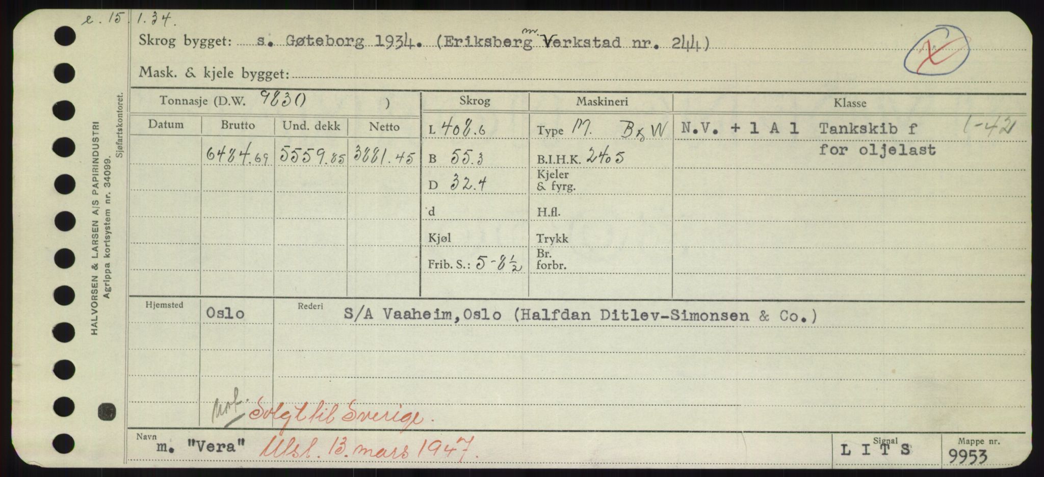 Sjøfartsdirektoratet med forløpere, Skipsmålingen, RA/S-1627/H/Hd/L0040: Fartøy, U-Ve, p. 503