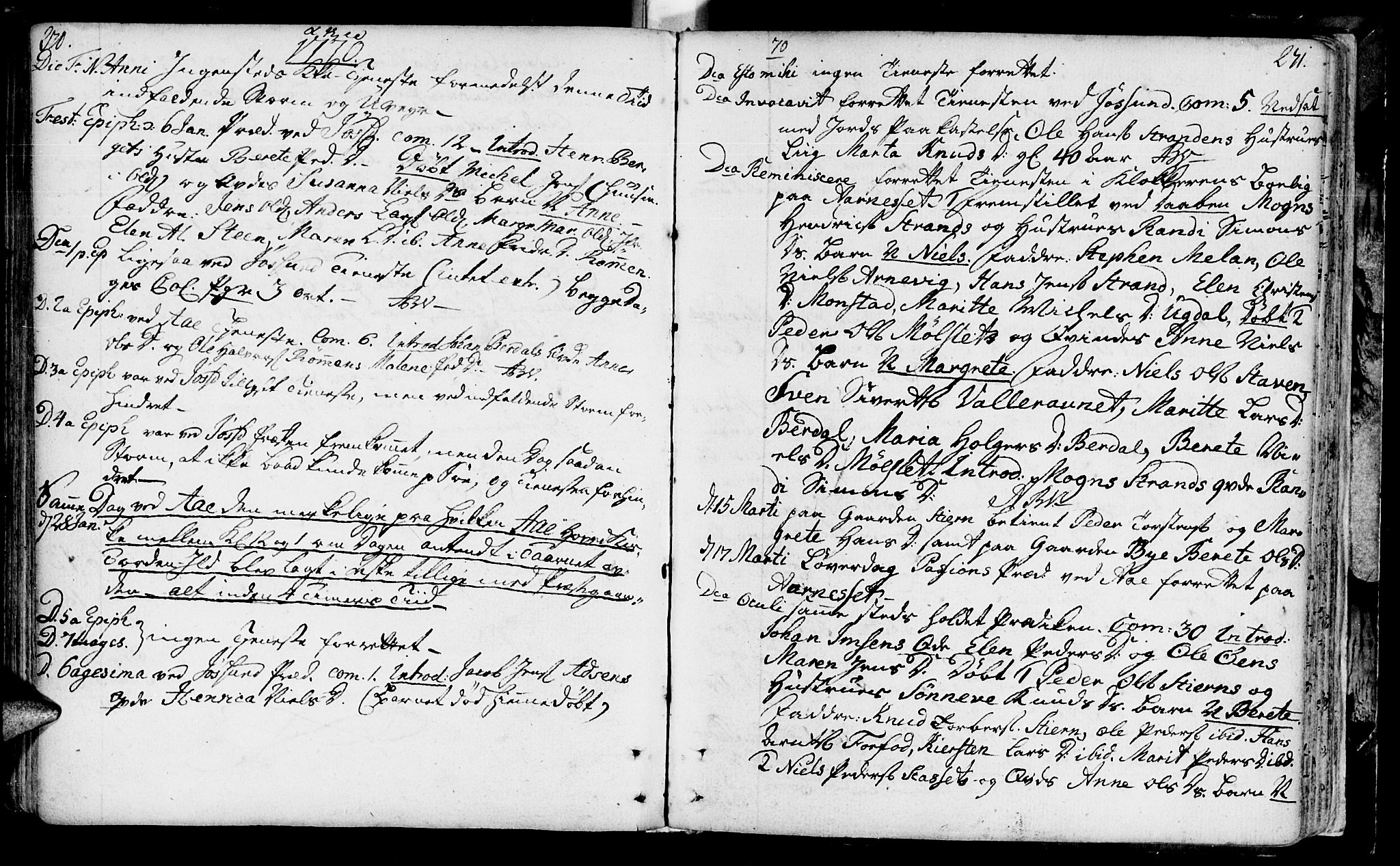 Ministerialprotokoller, klokkerbøker og fødselsregistre - Sør-Trøndelag, SAT/A-1456/655/L0672: Parish register (official) no. 655A01, 1750-1779, p. 270-271