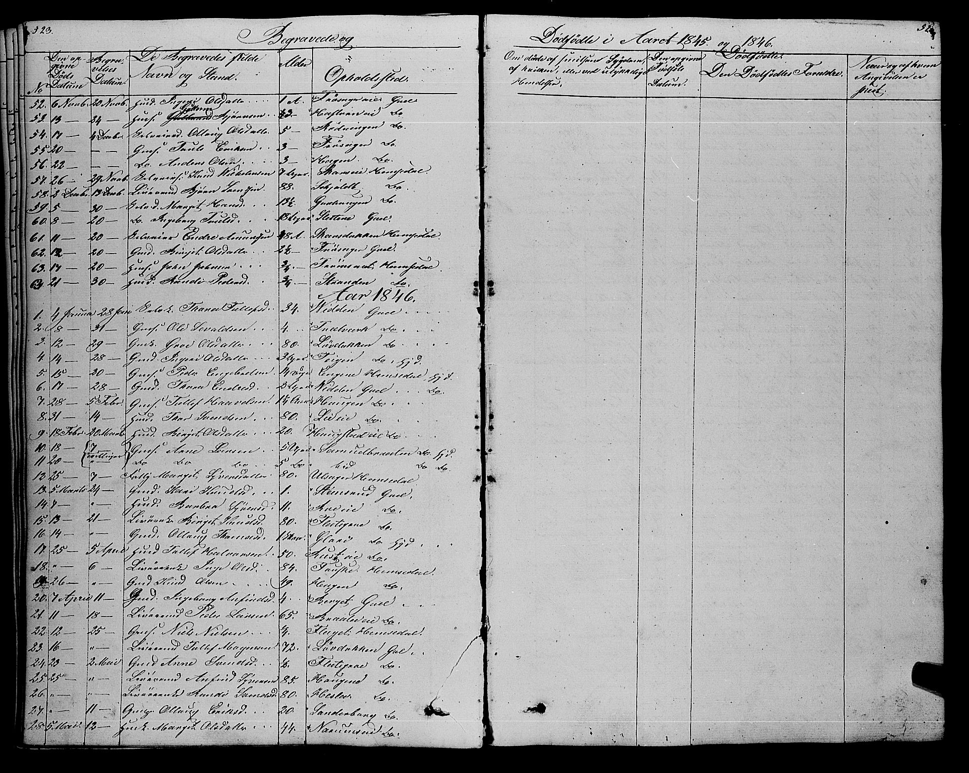 Gol kirkebøker, AV/SAKO-A-226/F/Fa/L0002: Parish register (official) no. I 2, 1837-1863, p. 523-524