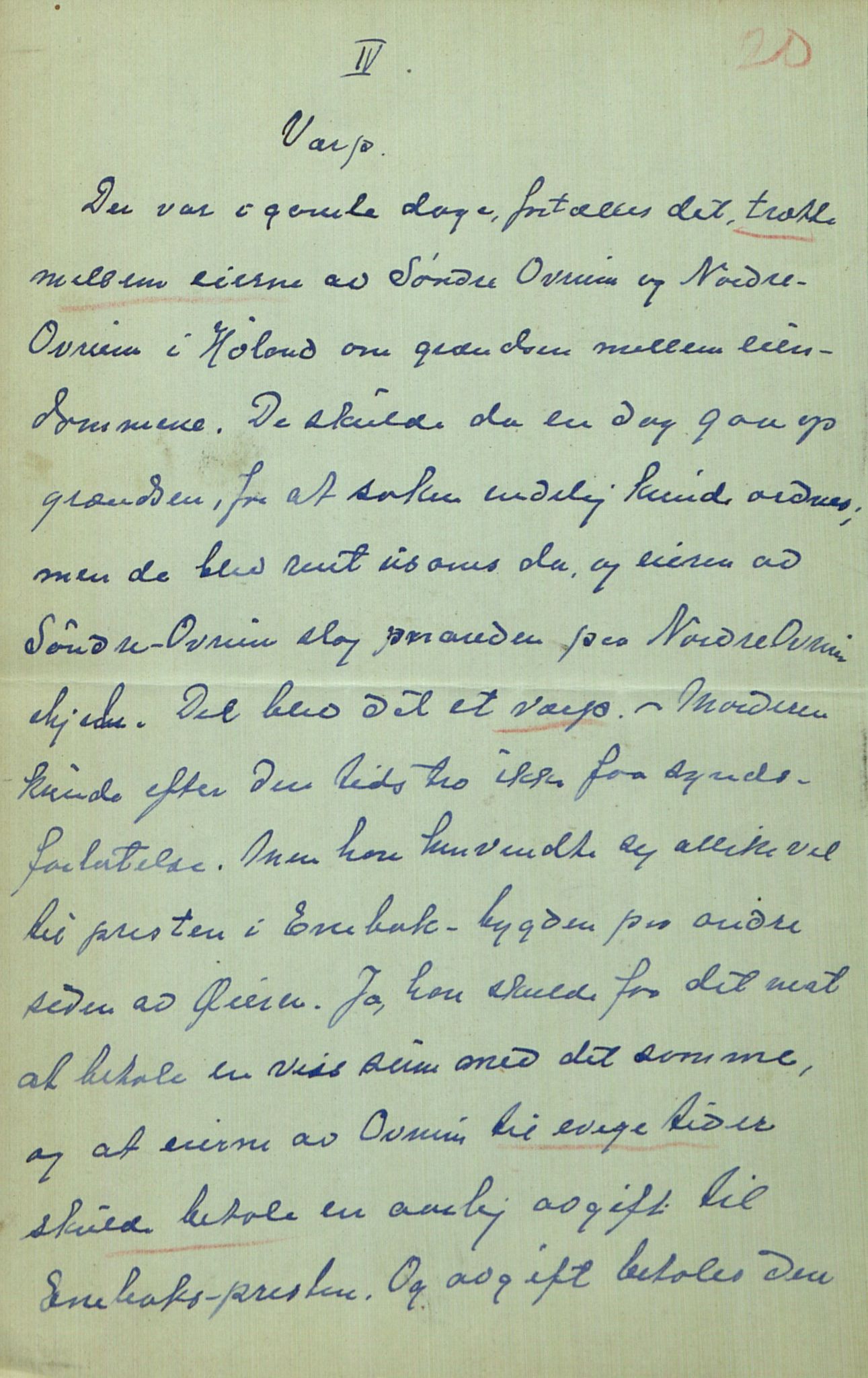 Rikard Berge, TEMU/TGM-A-1003/F/L0014/0040: 471-512 / 510 Brev til Berge frå Hankenæs + oppskrifter som H. kallar for sine, 1915-1917, p. 20
