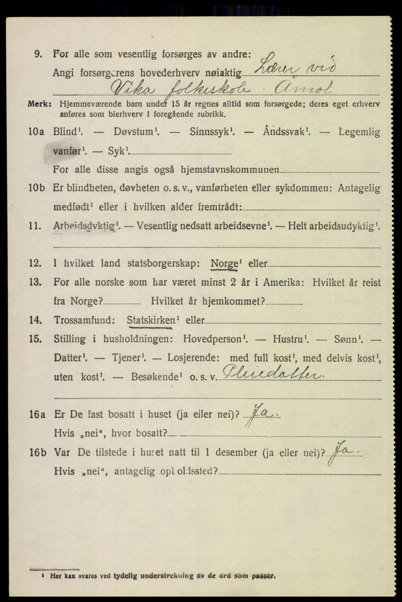 SAH, 1920 census for Åmot, 1920, p. 9622