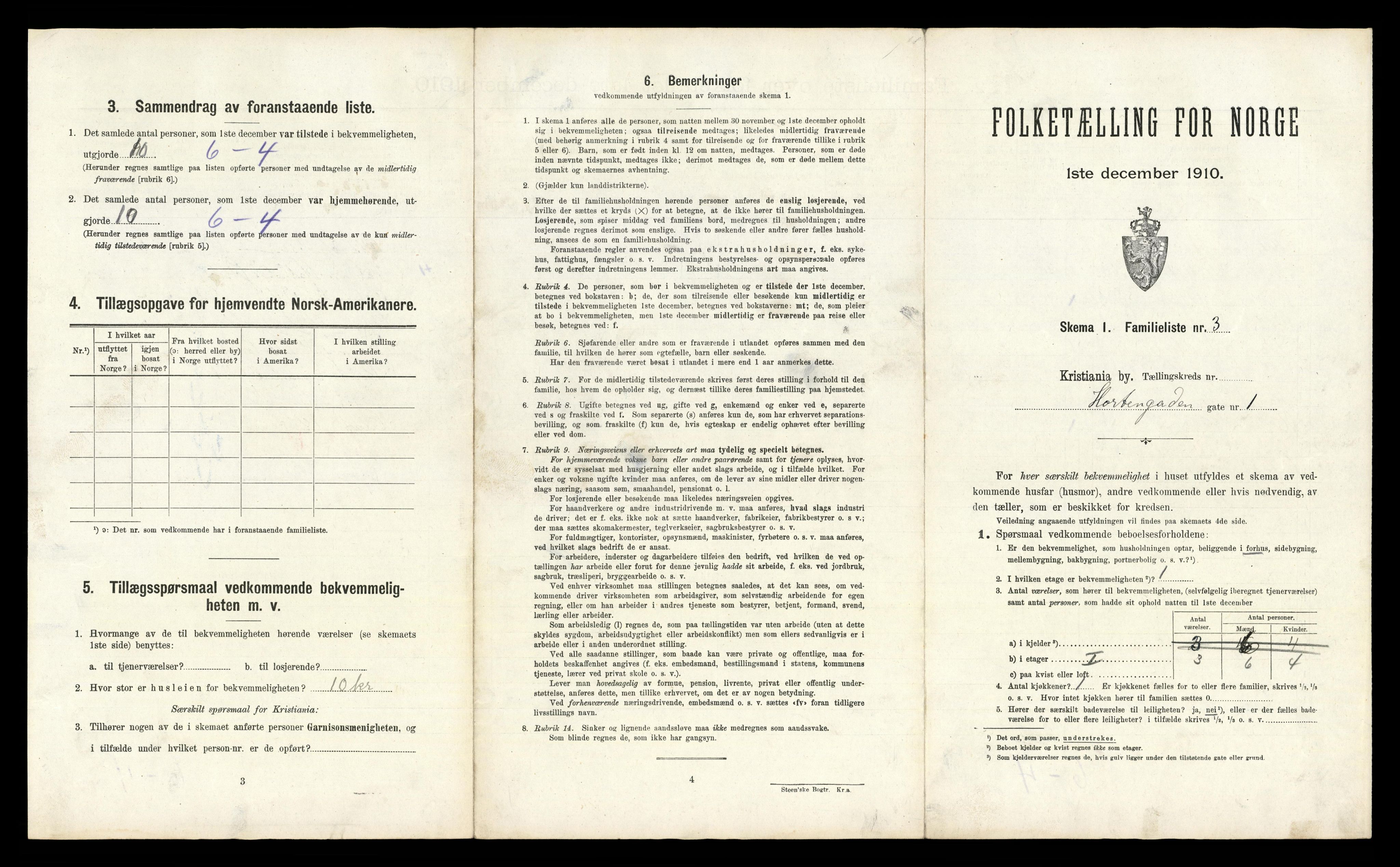 RA, 1910 census for Kristiania, 1910, p. 40513