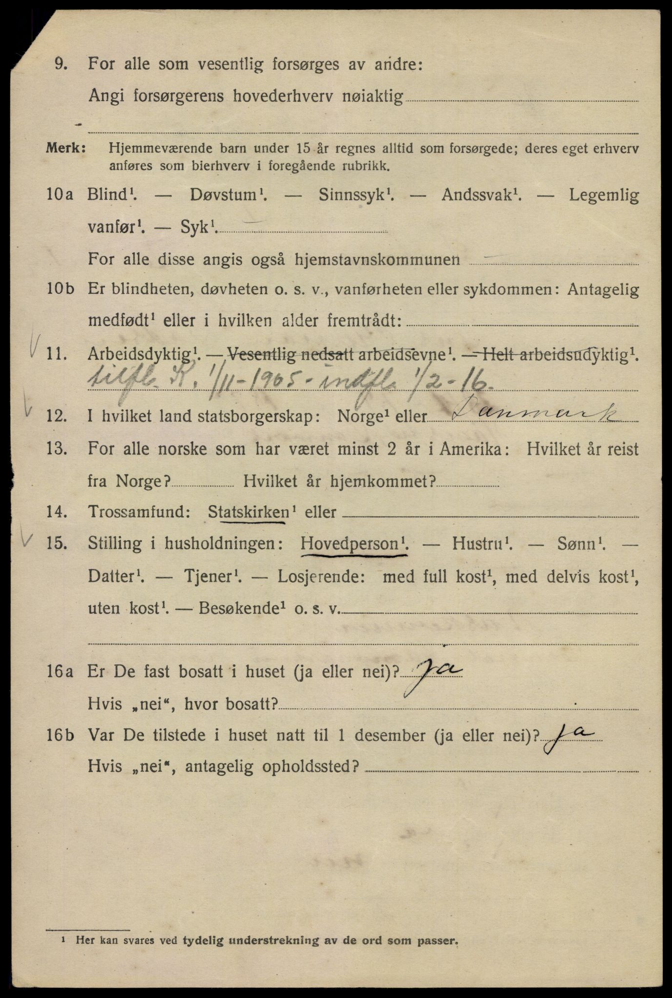 SAO, 1920 census for Kristiania, 1920, p. 526984